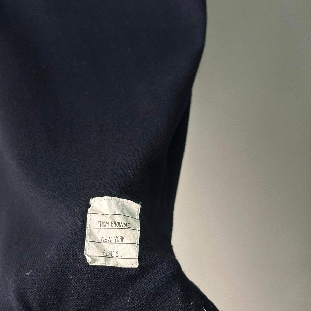 Thom Browne THOM BROWNE NAVY POLO SHIRT Size US M / EU 48-50 / 2 - 9 Thumbnail
