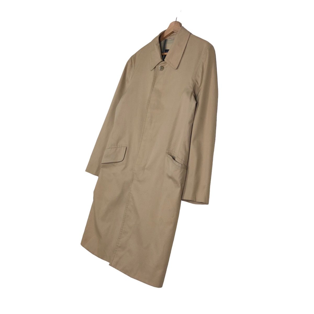 Burberry 🔥Vintage Burberrys London England Long Jacket Nova Check Size US M / EU 48-50 / 2 - 2 Thumbnail