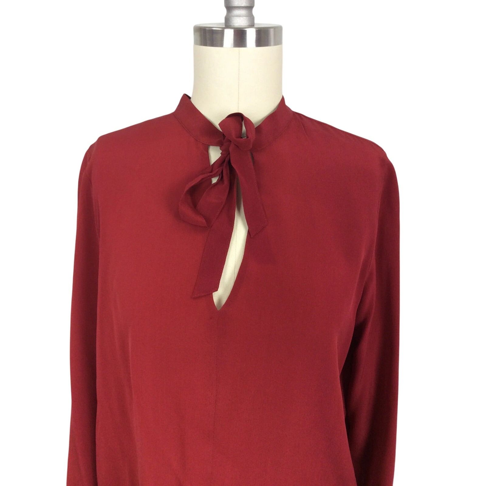 Madewell Madewell silk blouse with neck tie size XS Size XS / US 0-2 / IT 36-38 - 1 Thumbnail