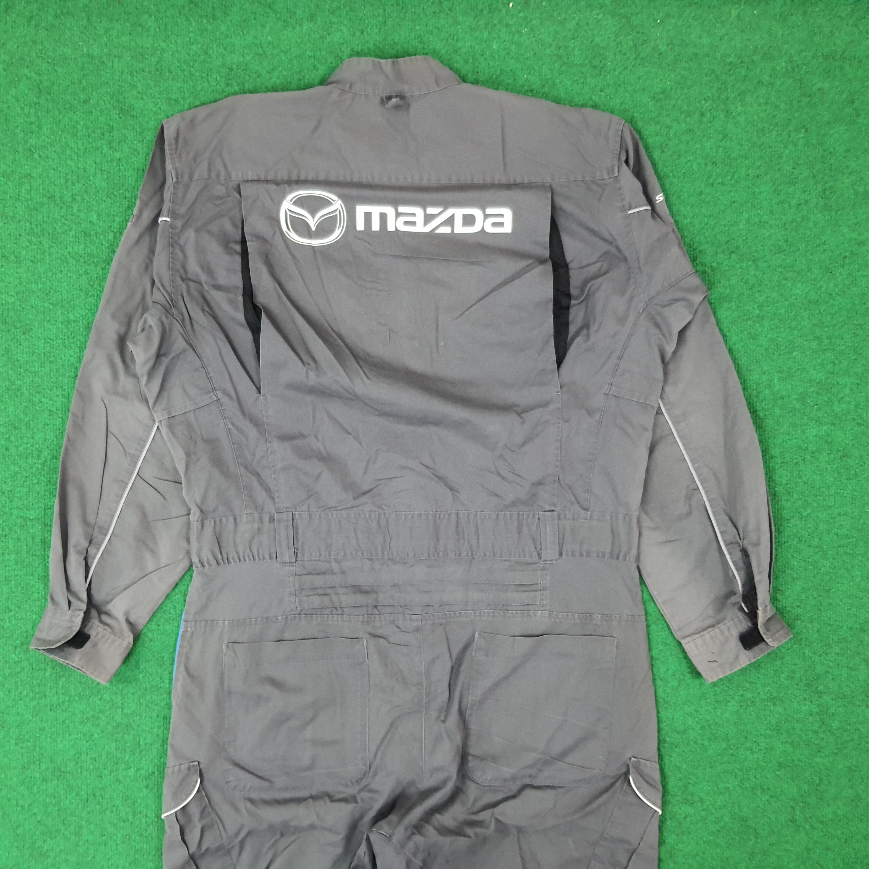 Other Vintage MAZDA Japan Motorsports Racing Coverall C240N6 Size US XL / EU 56 / 4 - 1 Thumbnail