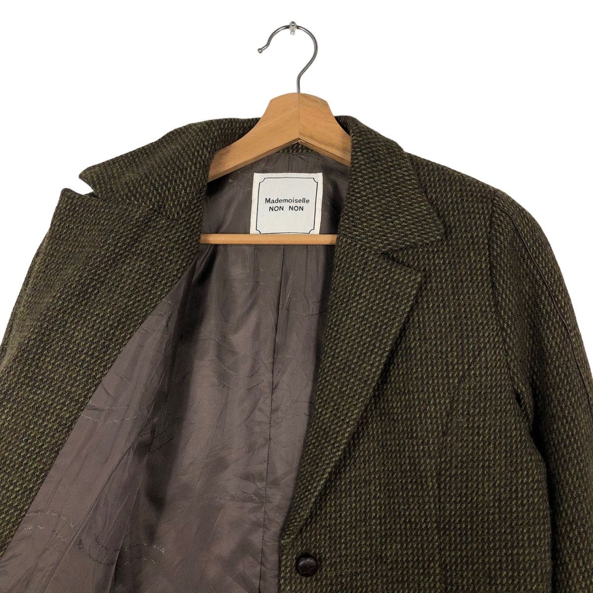 Issey Miyake 🔥Herringbone Wool Work Jacket Modemoiselle Non Non Japan Size M / US 6-8 / IT 42-44 - 9 Thumbnail