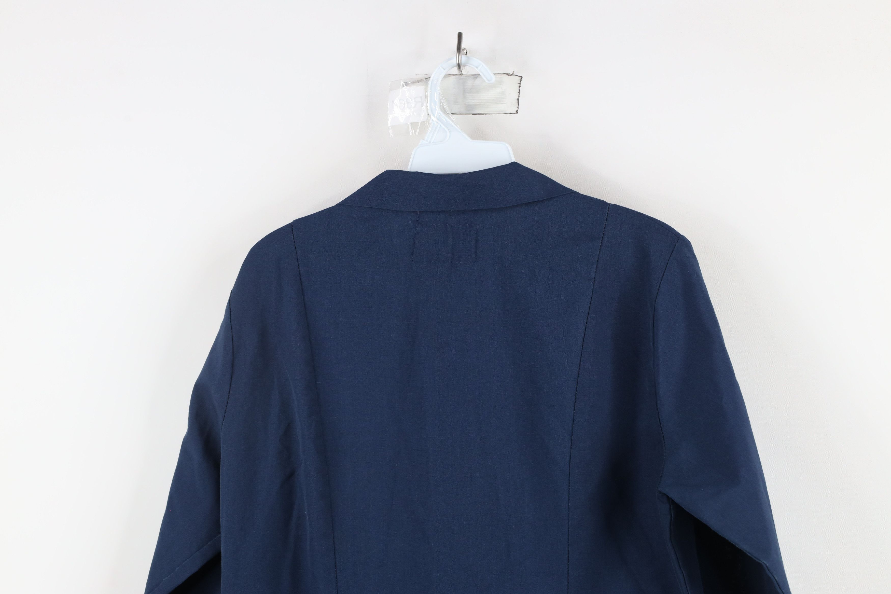 Vintage Vintage 50s 60s Uniform Long Sleeve Smock Jacket Blue USA Size M / US 6-8 / IT 42-44 - 9 Thumbnail