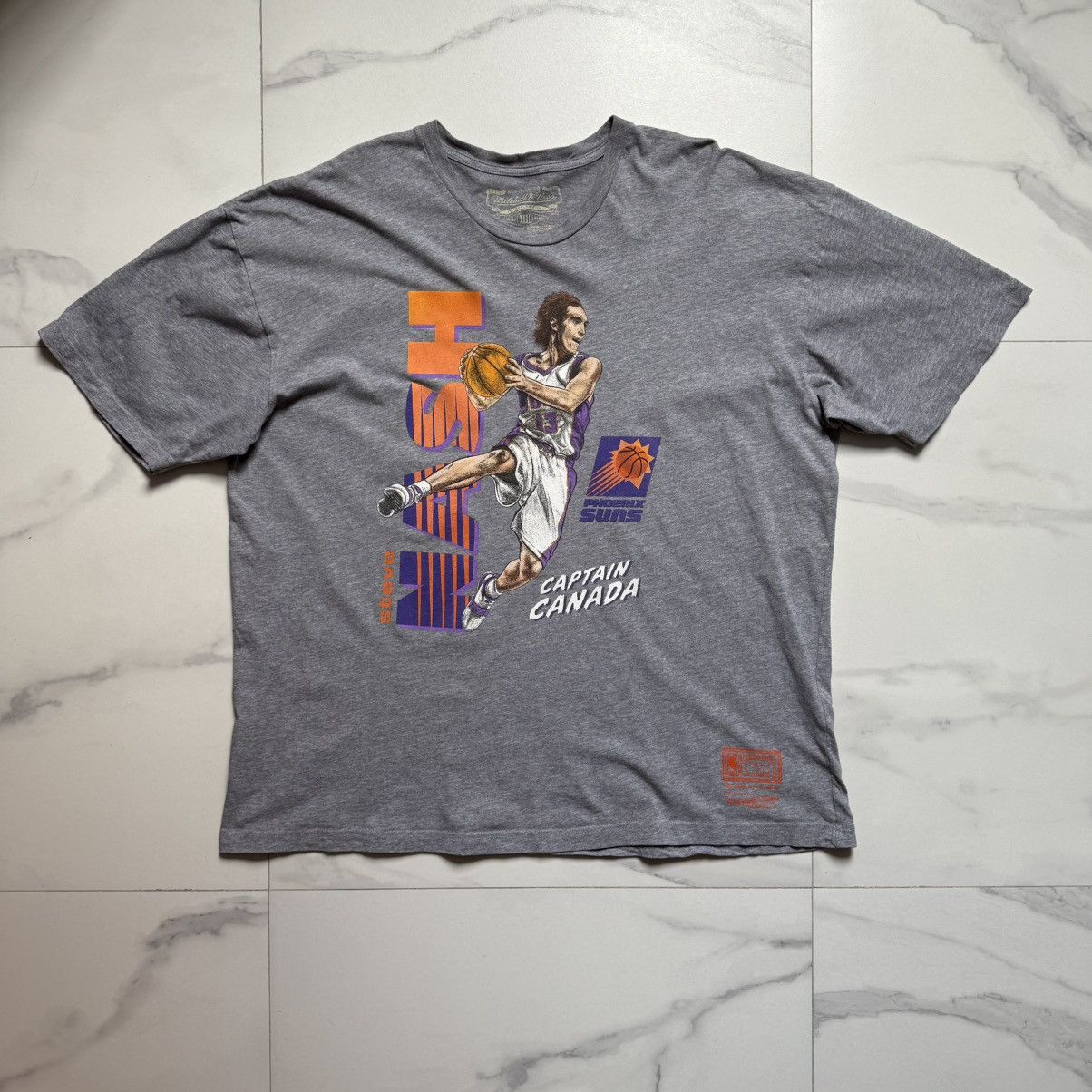 Mitchell & Ness × NBA Steve Nash Captain Canada T-Shirt Size 3XL Size US XXL / EU 58 / 5 - 2 Thumbnail