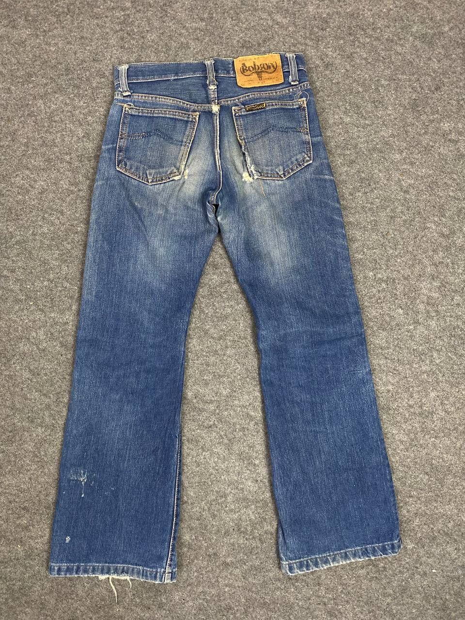 image of Bobson Bootcut Flare Distressed Denim Talon Zipper, Men's (Size 29)