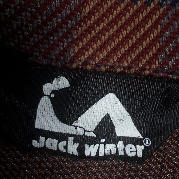 Other Vintage Jack Winter Plaid Polyester Snap Button Shirt Size XL / US 12-14 / IT 48-50 - 4 Thumbnail