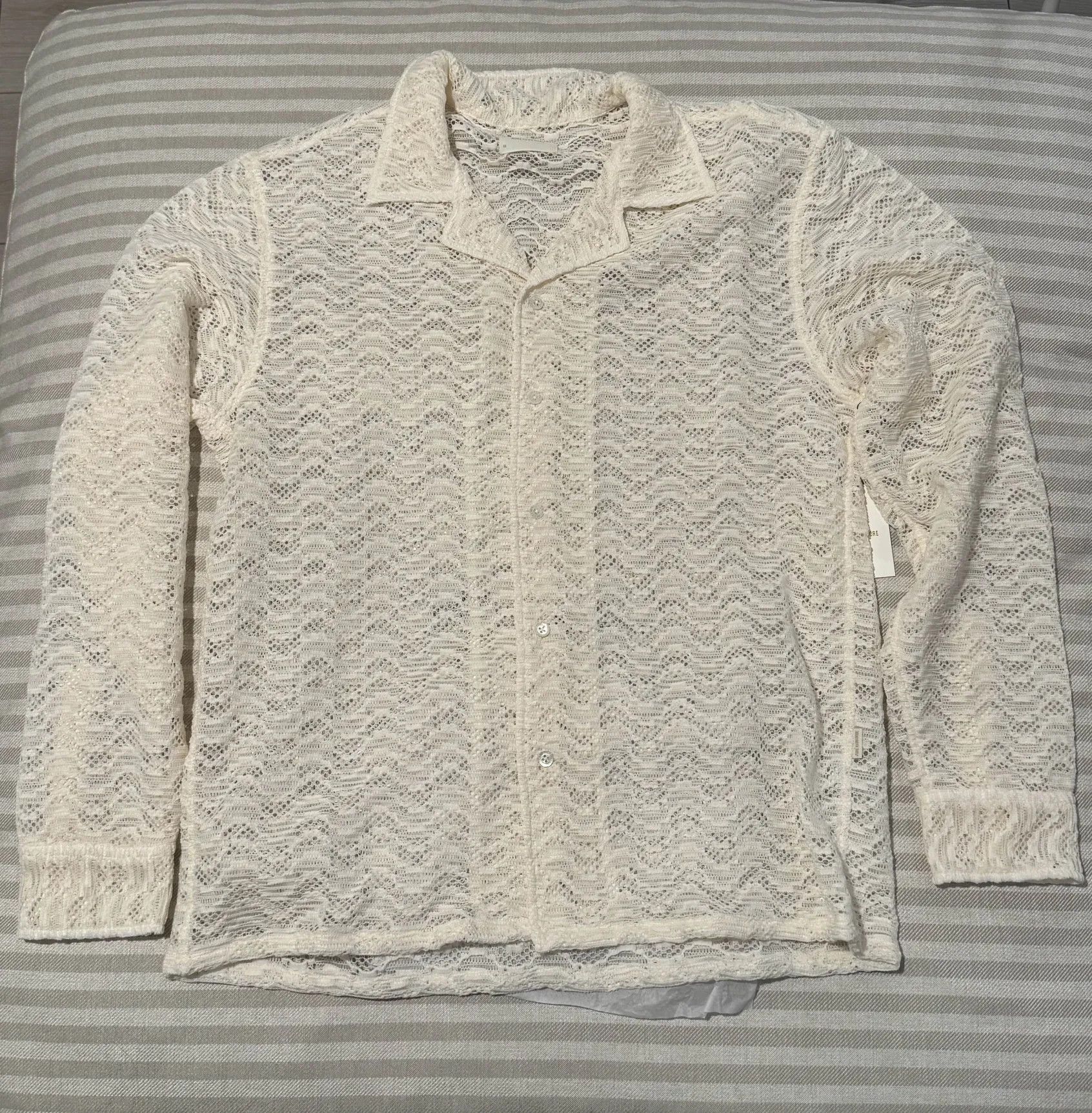 Aime Leon Dore Aimé Leon Dore Long-Sleeve Rico Shirt 'Pristine' Size US M / EU 48-50 / 2 - 7 Thumbnail