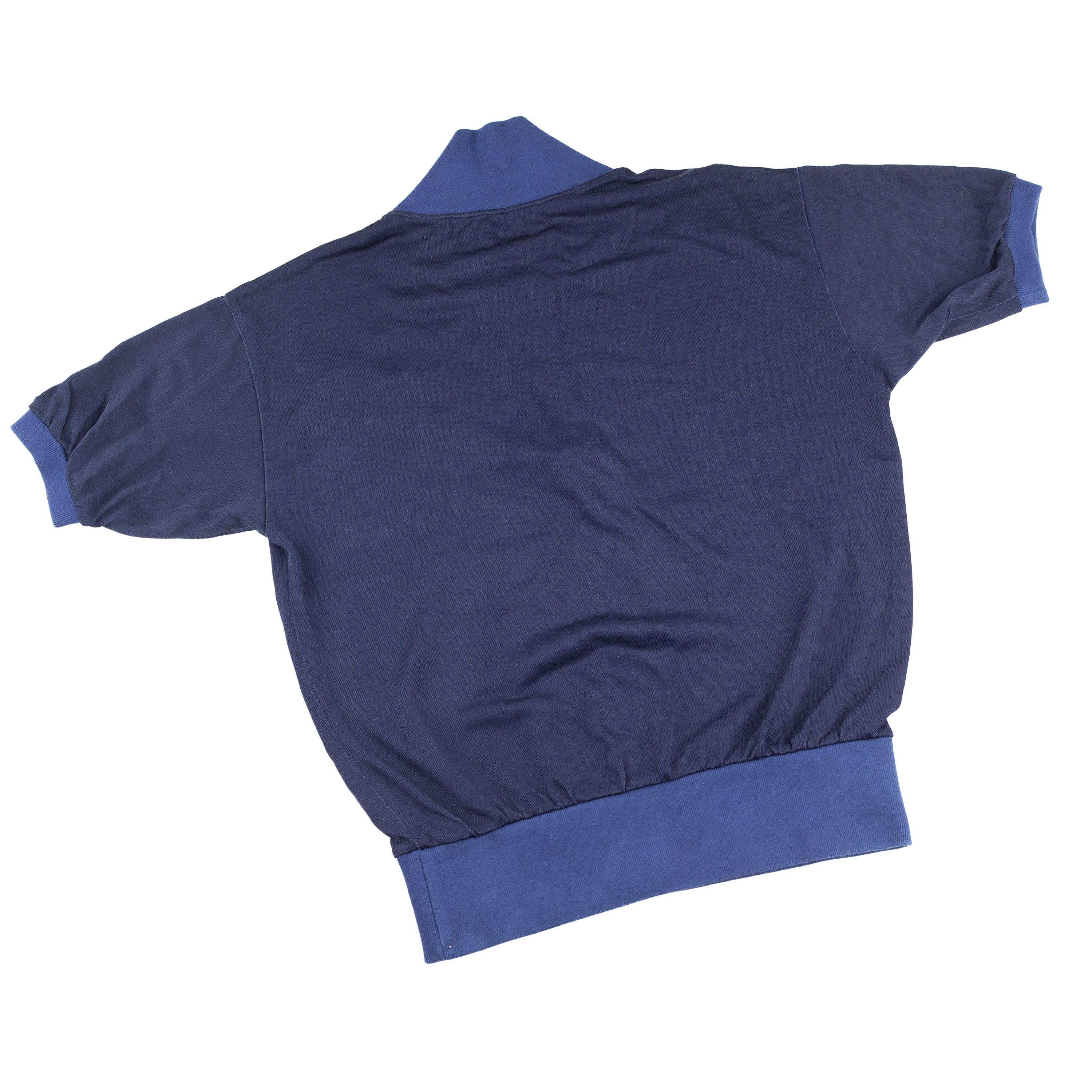 Givenchy Givenchy Sample Navy Short Sleeve Top Size M / US 6-8 / IT 42-44 - 3 Thumbnail