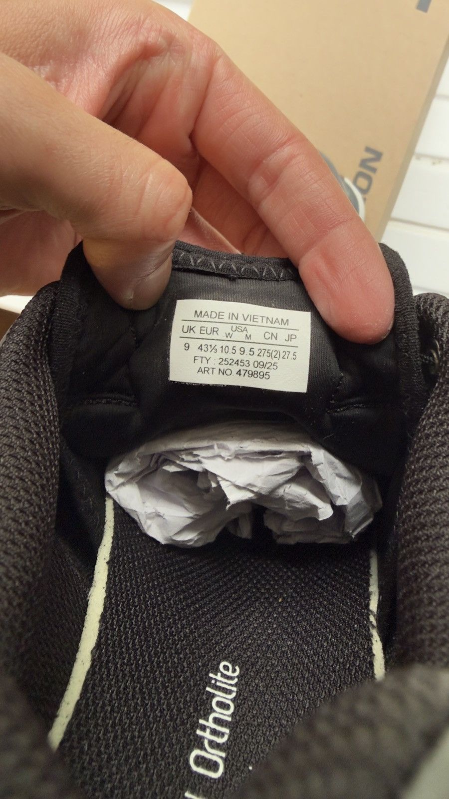 Salomon XT-6 Black/Asphalt/Castlerock 9.5M Size US 9.5 / EU 42-43 - 7 Thumbnail