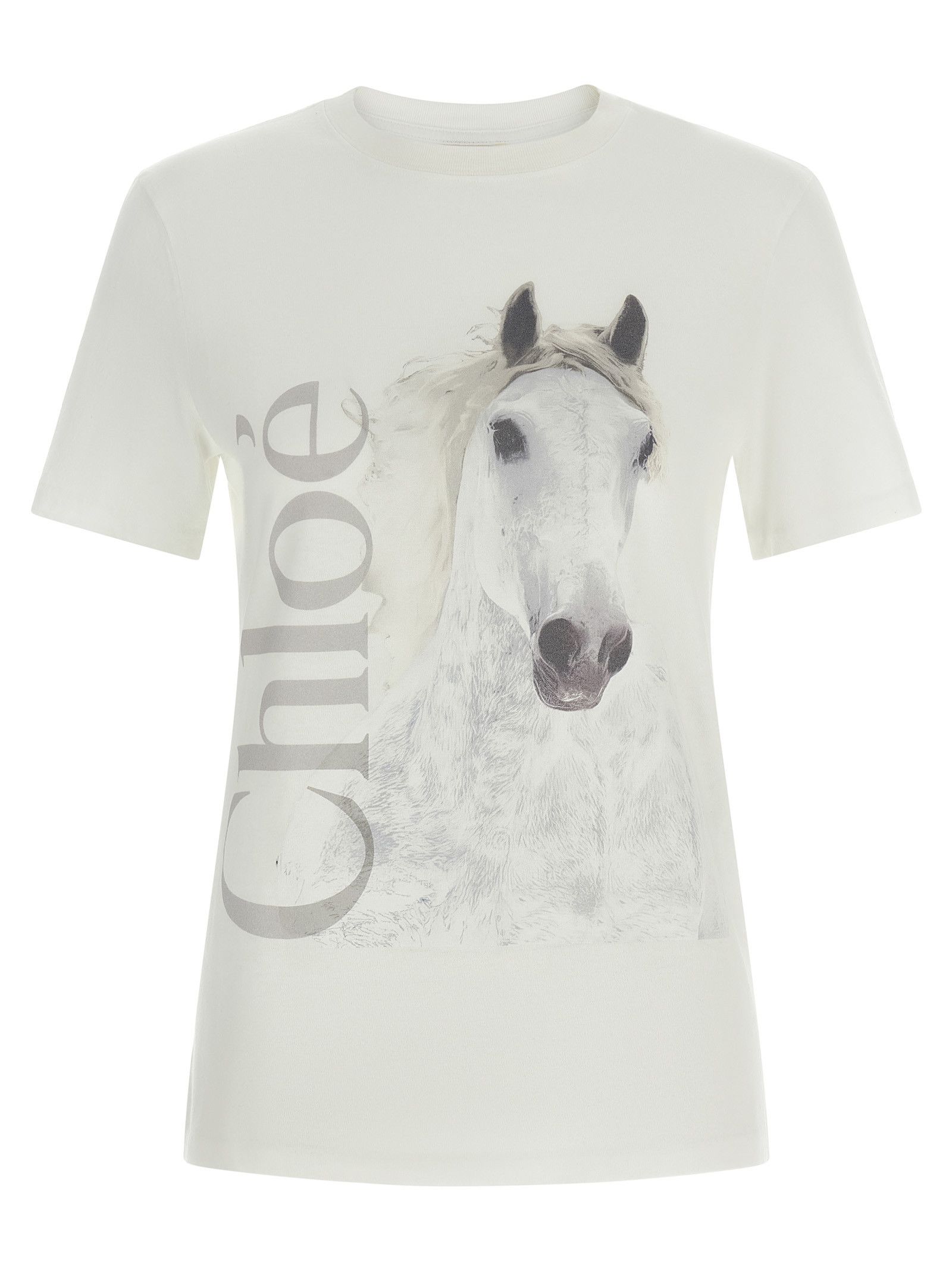 Chloe Printed T-shirt Size L / US 10 / IT 46 - 1 Thumbnail