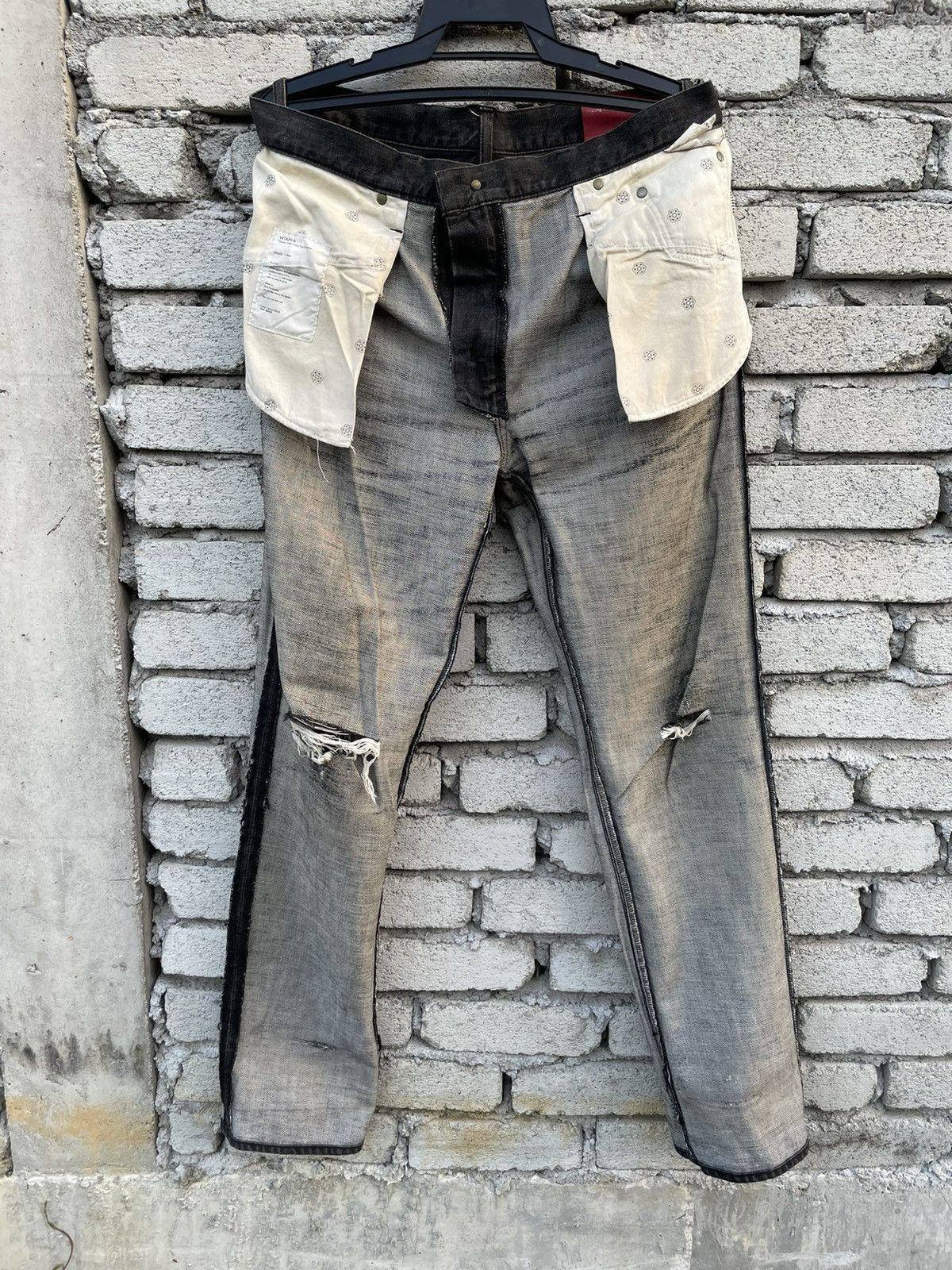 Wtaps Wtaps Distress Denim Size US 36 / EU 52 - 18 Thumbnail