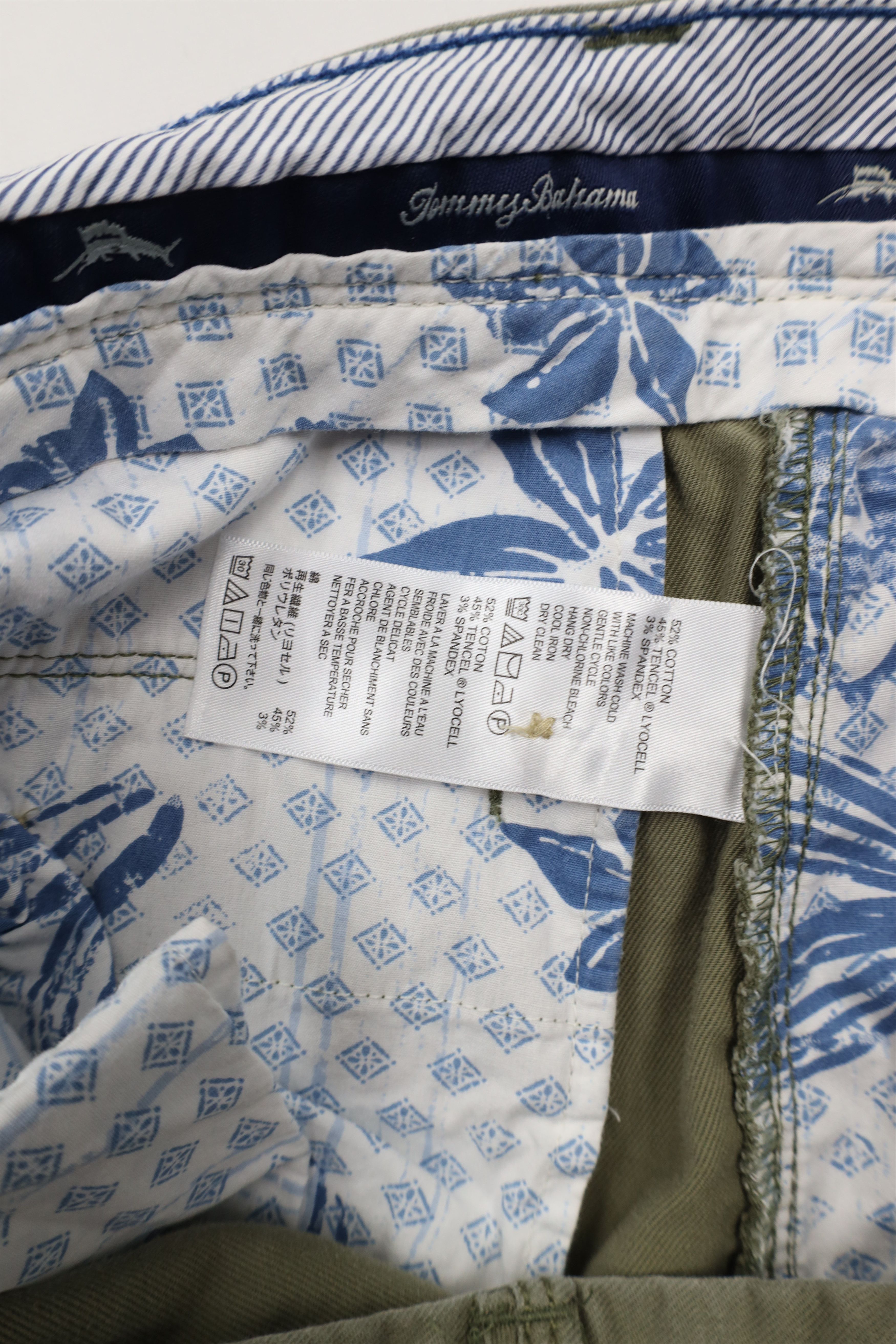 Tommy Bahama × Vintage Vintage Y2K Tommy Bahama Knee Golfing Chino Shorts Green Size US 34 / EU 50 - 10 Thumbnail