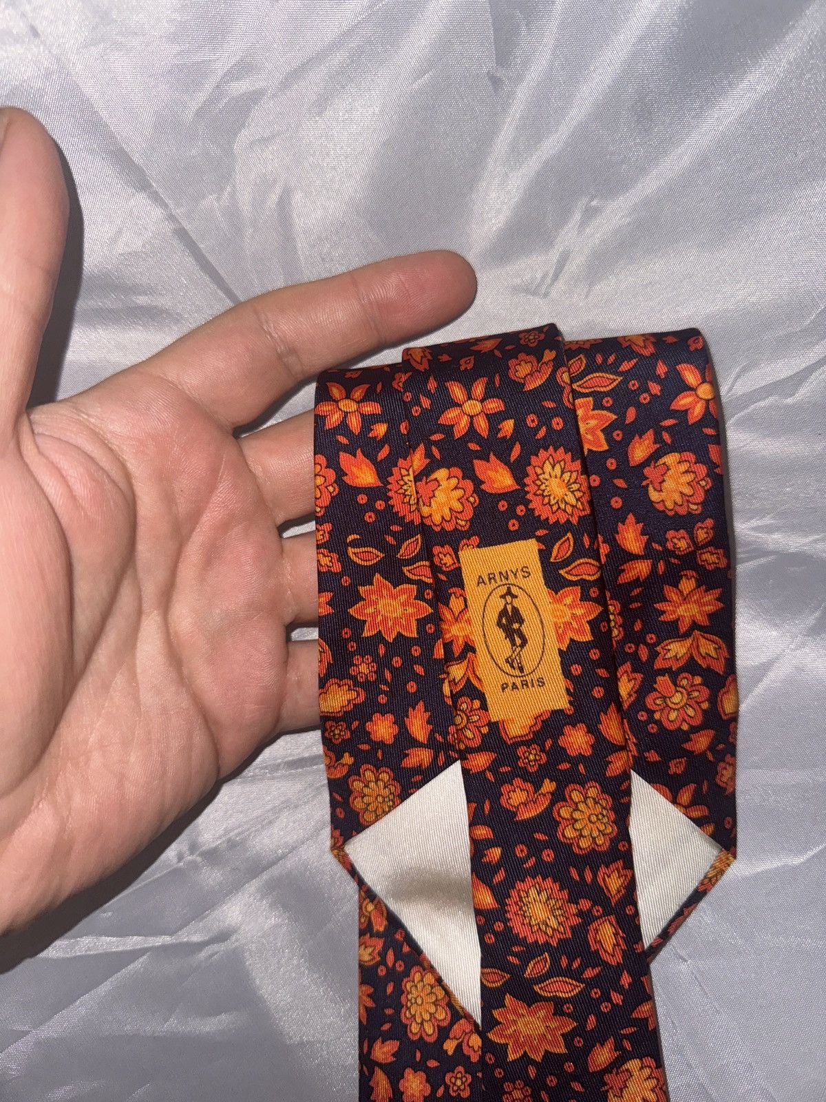 Other ARNYS PARIS FLOWER FLORAL SILK LUXURY TIE Size ONE SIZE - 8 Thumbnail