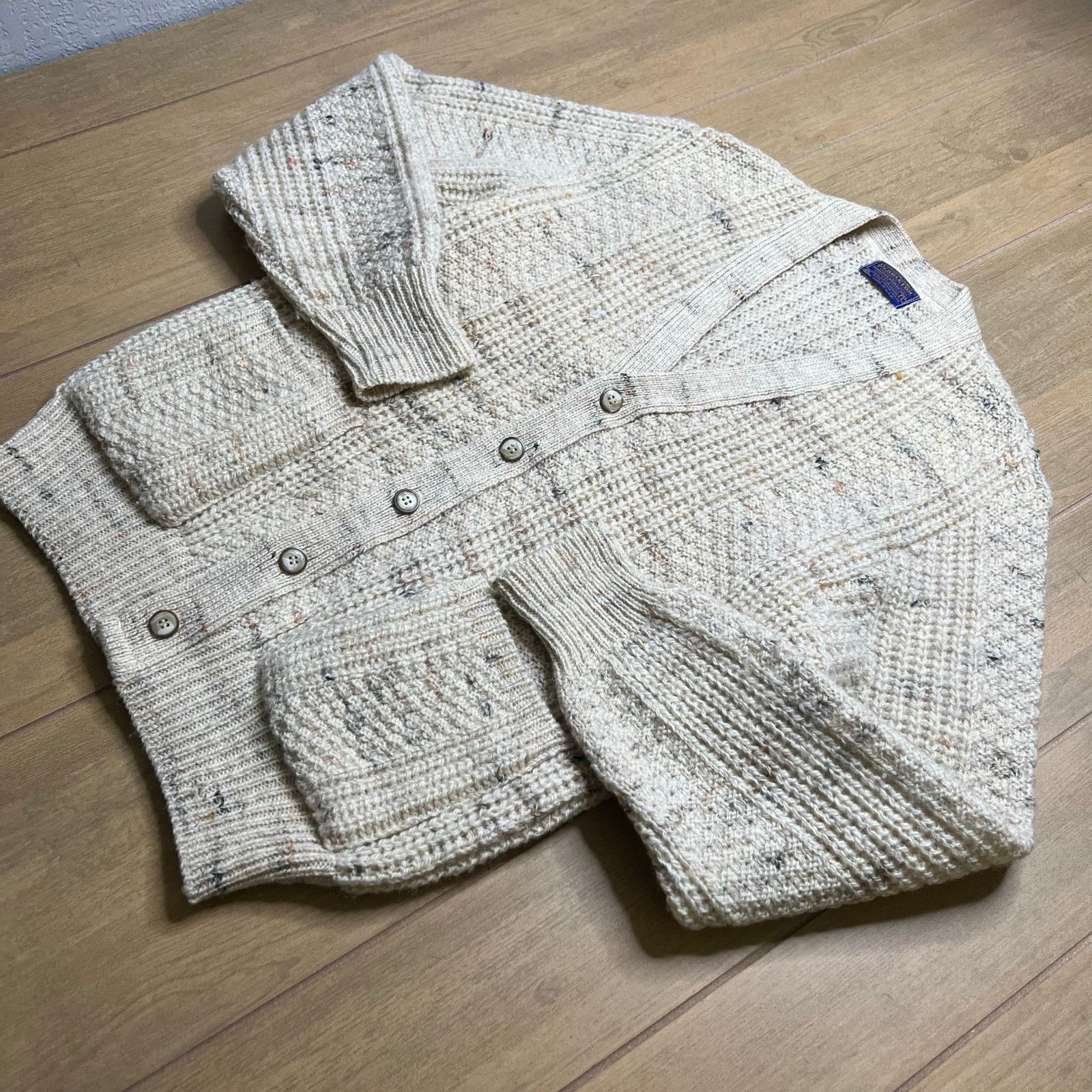 Pendleton Vintage Pendleton Virgin Wool Cardigan Sweater USA Made Sz L Size US L / EU 52-54 / 3 - 12 Thumbnail