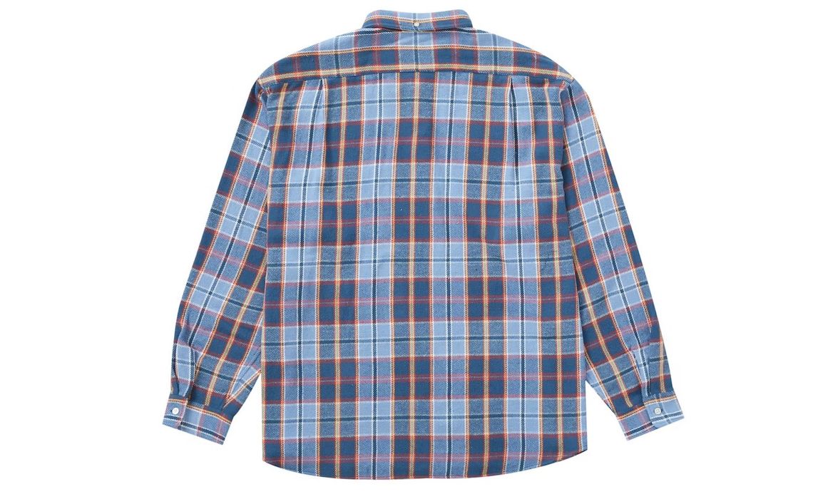 Supreme Supreme Pullover Plaid Flannel Shirt in Blue / Large | Grailed