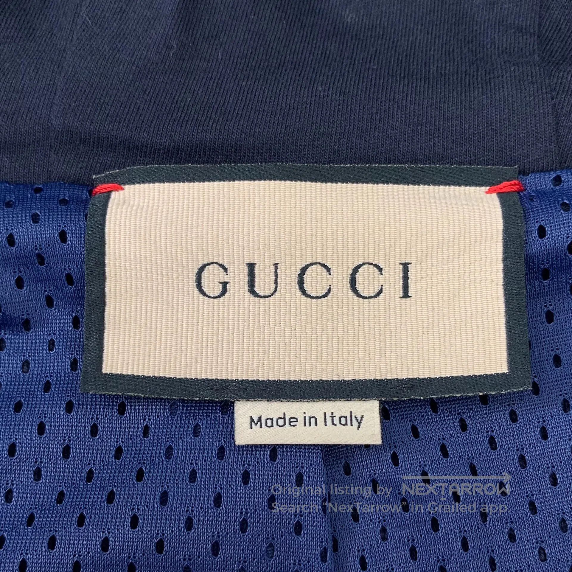 Gucci Guicci Dark Blue Logo Embroidered Wool Hooded Drawstring Z Size US XS / EU 42 / 0 - 5 Thumbnail