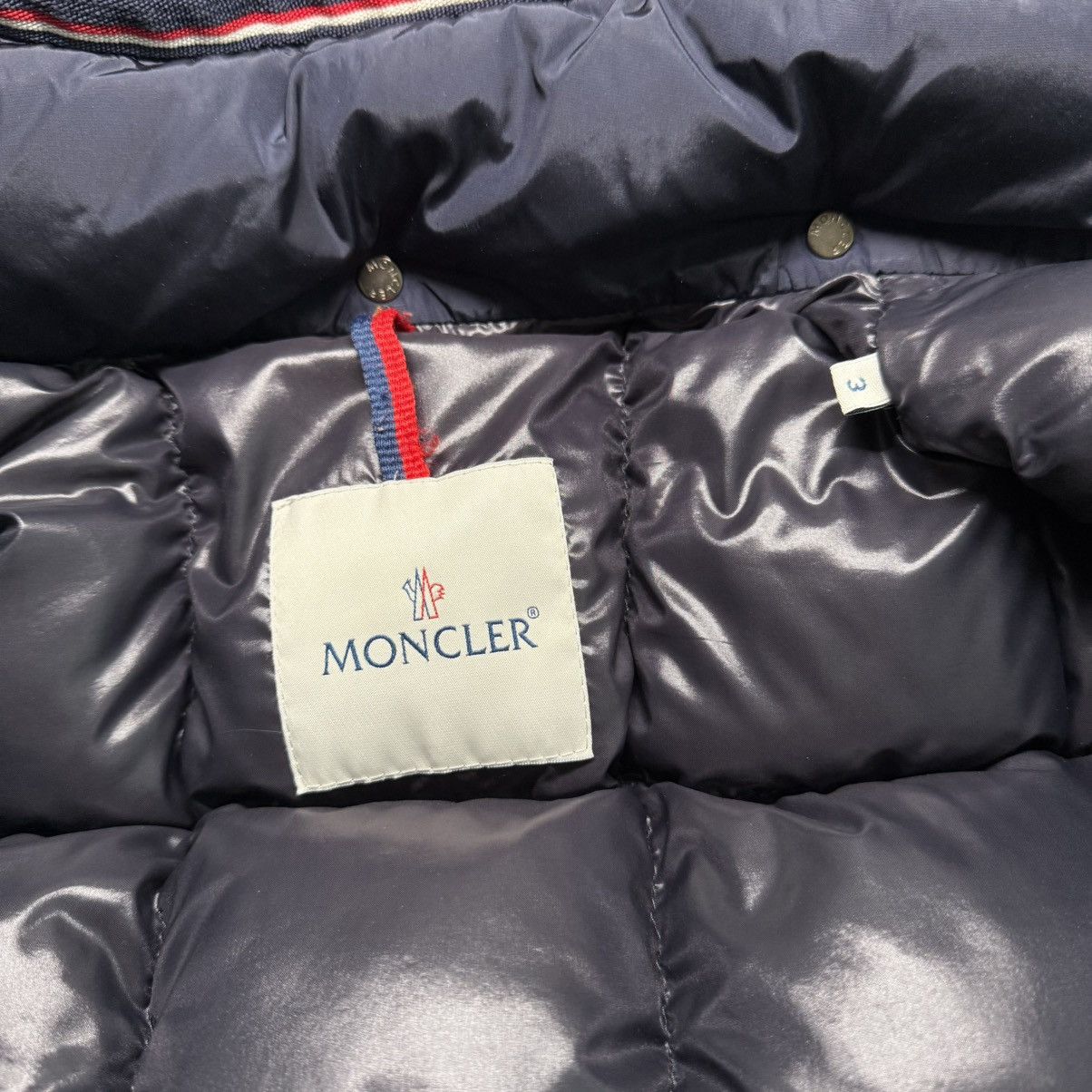 Moncler Moncler Vernet Men’s Down Puffer Jacket Size 3 (M/L) Blue Size US M / EU 48-50 / 2 - 11 Thumbnail
