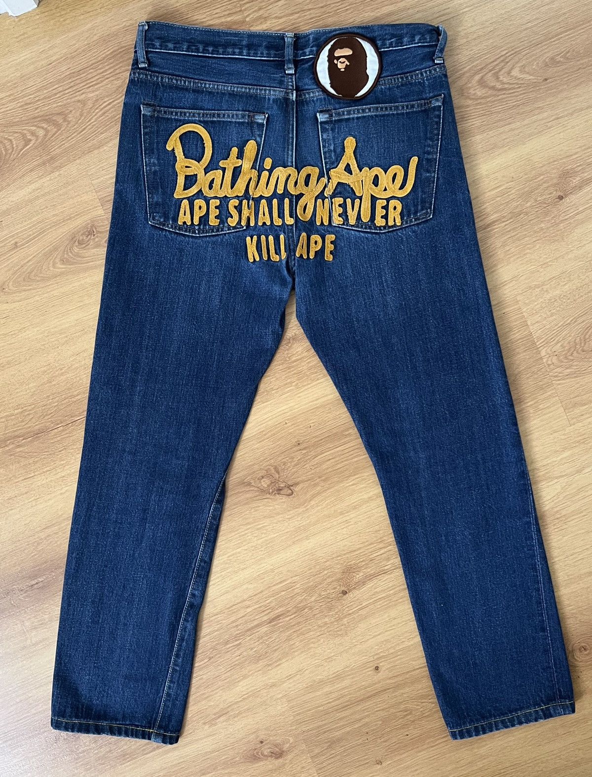 Bape BAPE 2008 Type-05 Slim Taper Jeans–S/Big Logo/Archive Rare Size US 30 / EU 46 - 2 Thumbnail