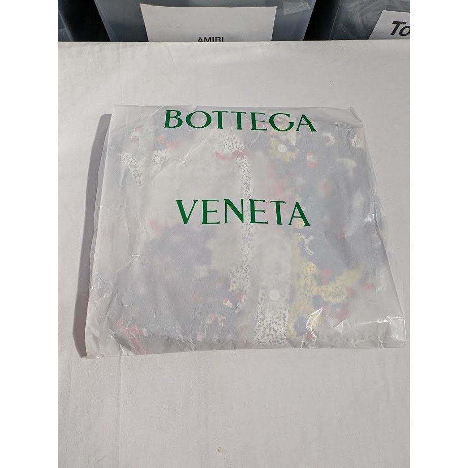 Bottega Veneta o1rshd1 Patchwork Mushrooms Shirt in Navy/Red/Yellow Size US L / EU 52-54 / 3 - 19 Thumbnail