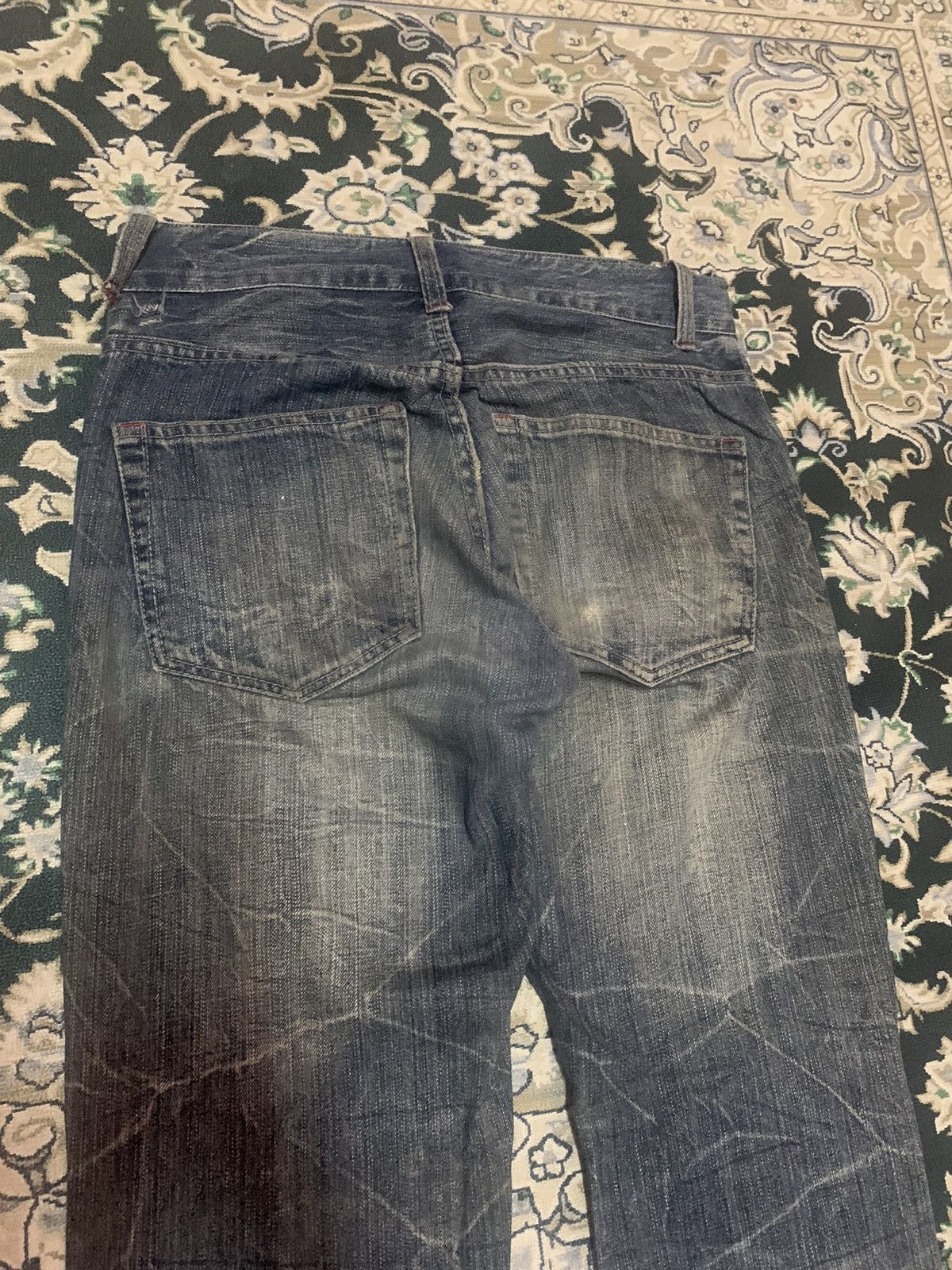 Seditionaries PUNKS STYLE JEANS DISTRESSED DESIGN BRAND JACK SERIKA Size US 31 - 13 Thumbnail