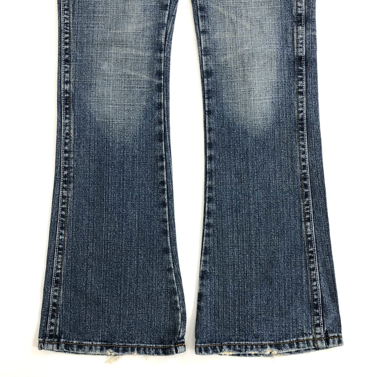 If Six Was Nine × Japanese Brand × Le Grande Bleu (L.G.B.) Y2K Clef de Sol Flared Jeans Distressed Bootcut Denim Pants Size 29" - 11 Thumbnail
