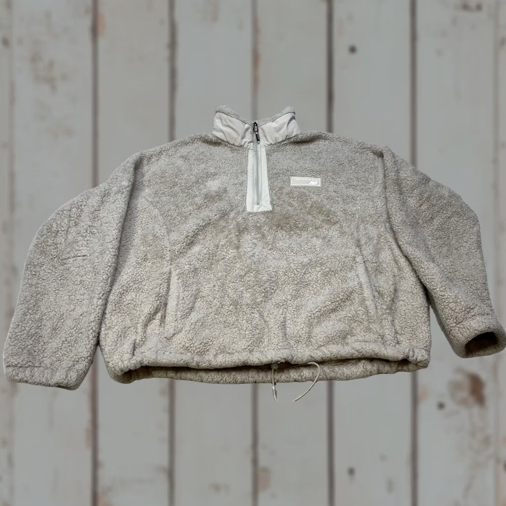 New Balance VINTAGE New Balance Jacket 1/4 Zip Pullover Womens XL Gray Fleece Sherpa Warm Outdoor Size XL / US 12-14 / IT 48-50 - 1 Thumbnail