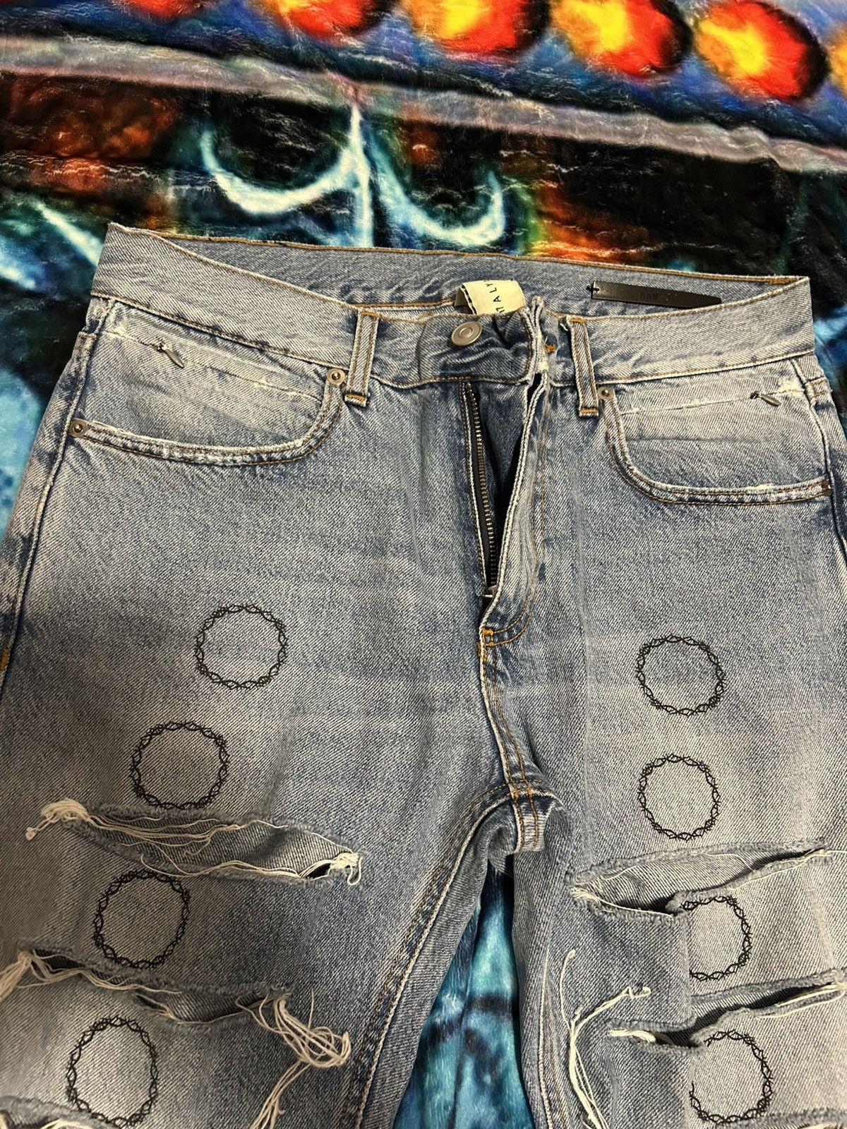 1017 ALYX 9SM Alyx distressed jeans Size US 30 / EU 46 - 3 Thumbnail