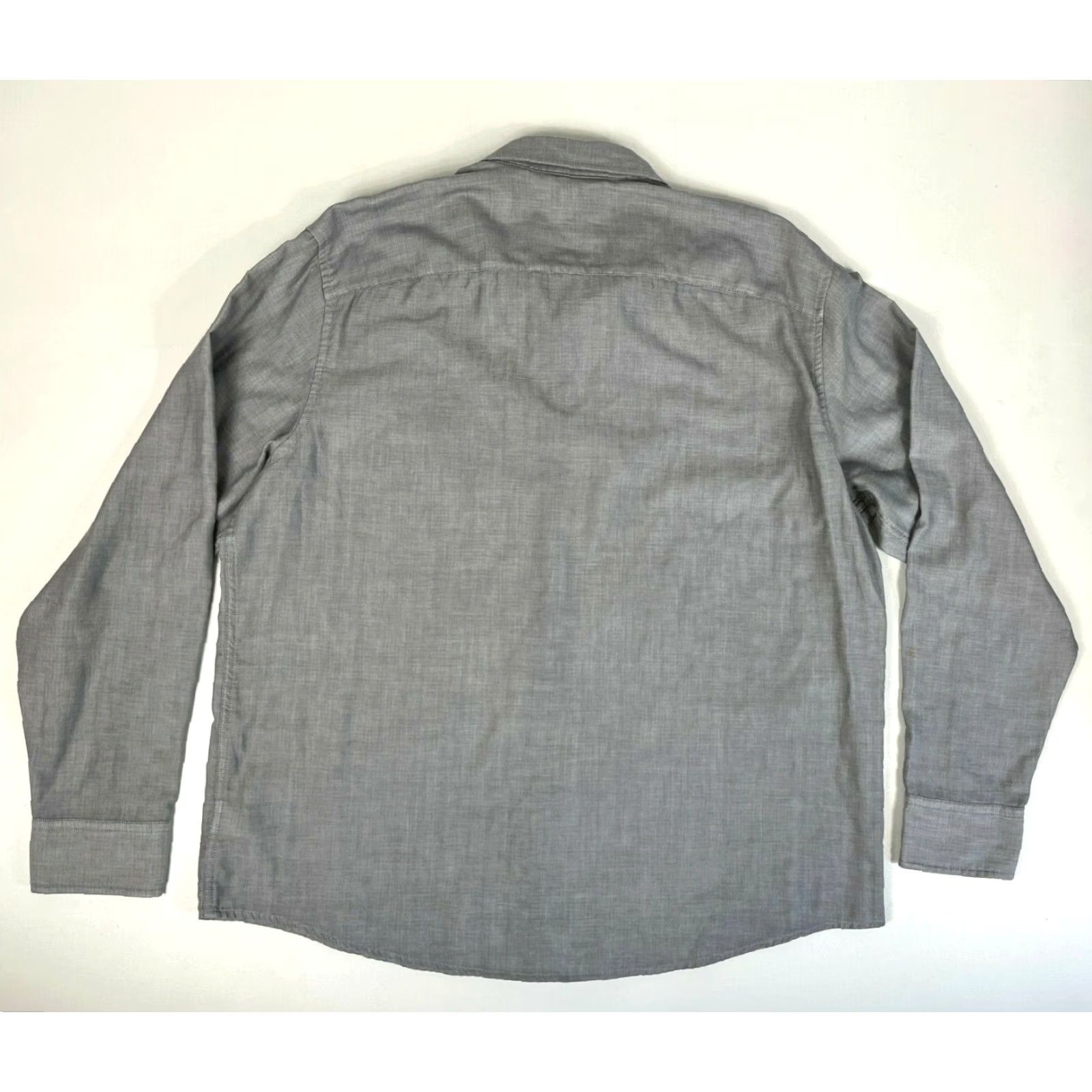 UNTUCKit UNTUCKit Valadige Button-Up Shirt Regular Fit 2XL Gray Cotton Men's Shirt Size US XXL / EU 58 / 5 - 2 Thumbnail