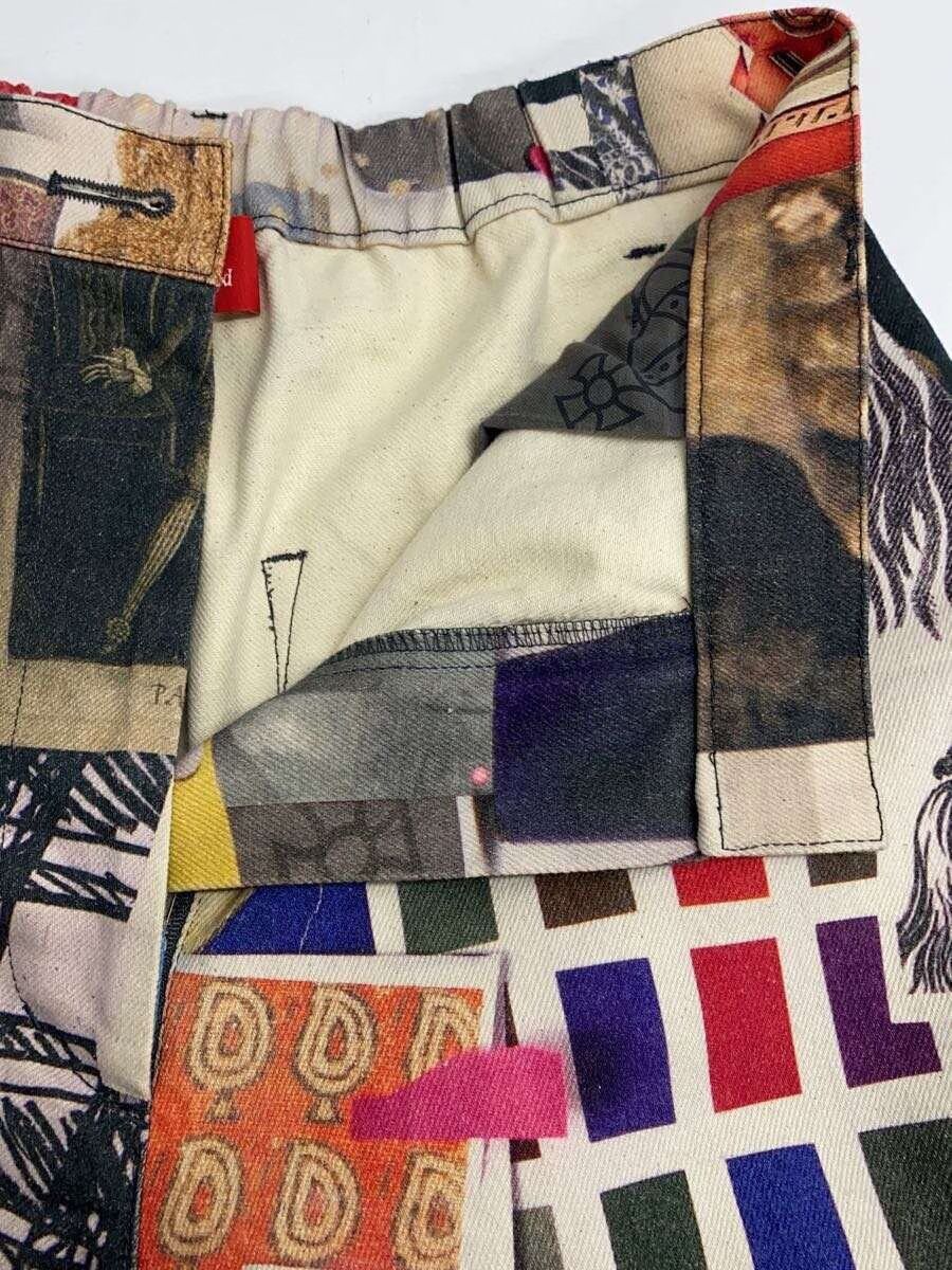 Vivienne Westwood All Over Graphic Collage Wide Leg Pants Size 25" / US 0 / IT 36 - 3 Thumbnail