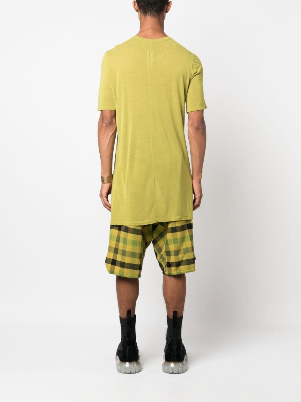 Rick Owens o1y0325 Crewneck T-Shirt in Acid Green Size US S / EU 44-46 / 1 - 4 Thumbnail