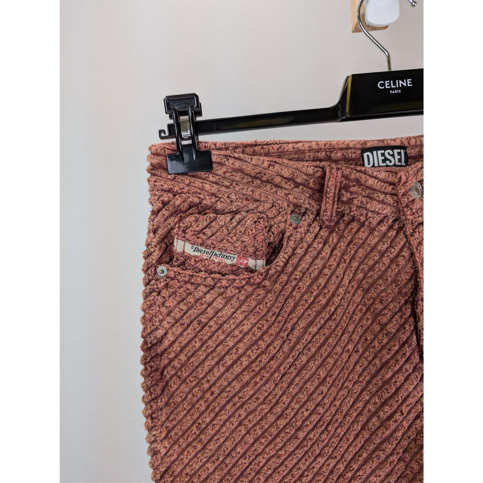 Diesel o1rshd1 P-Cordy Pantaloni Pants in Brown Size US 32 / EU 48 - 6 Thumbnail