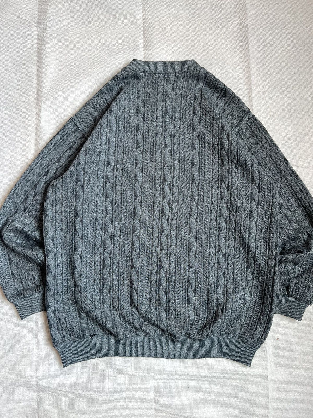 Lyle & Scott Vintage Lyle & Scott Small Logo Cable Knit Sweater Size US L / EU 52-54 / 3 - 9 Thumbnail