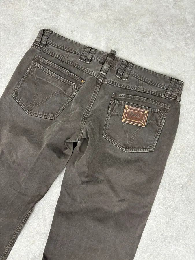 Dolce & Gabbana 2000s Dolce & Gabbana Brown Slim Denim Jeans Size US 33 - 7 Thumbnail