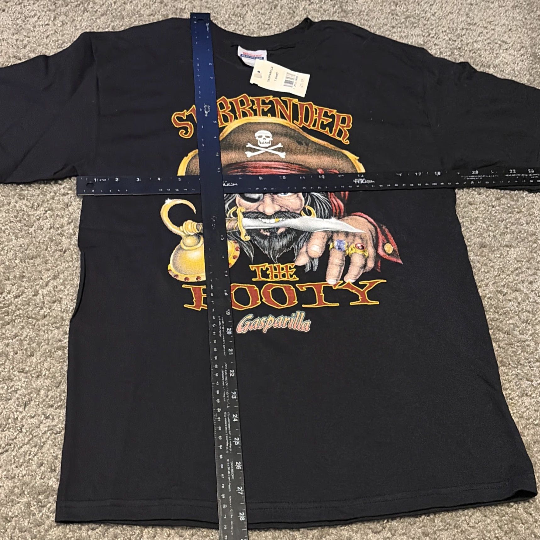 Hanes VINTAGE Gasparilla Pirate Festival T-Shirt Tampa Florida Black M Men Hanes Size US M / EU 48-50 / 2 - 5 Thumbnail