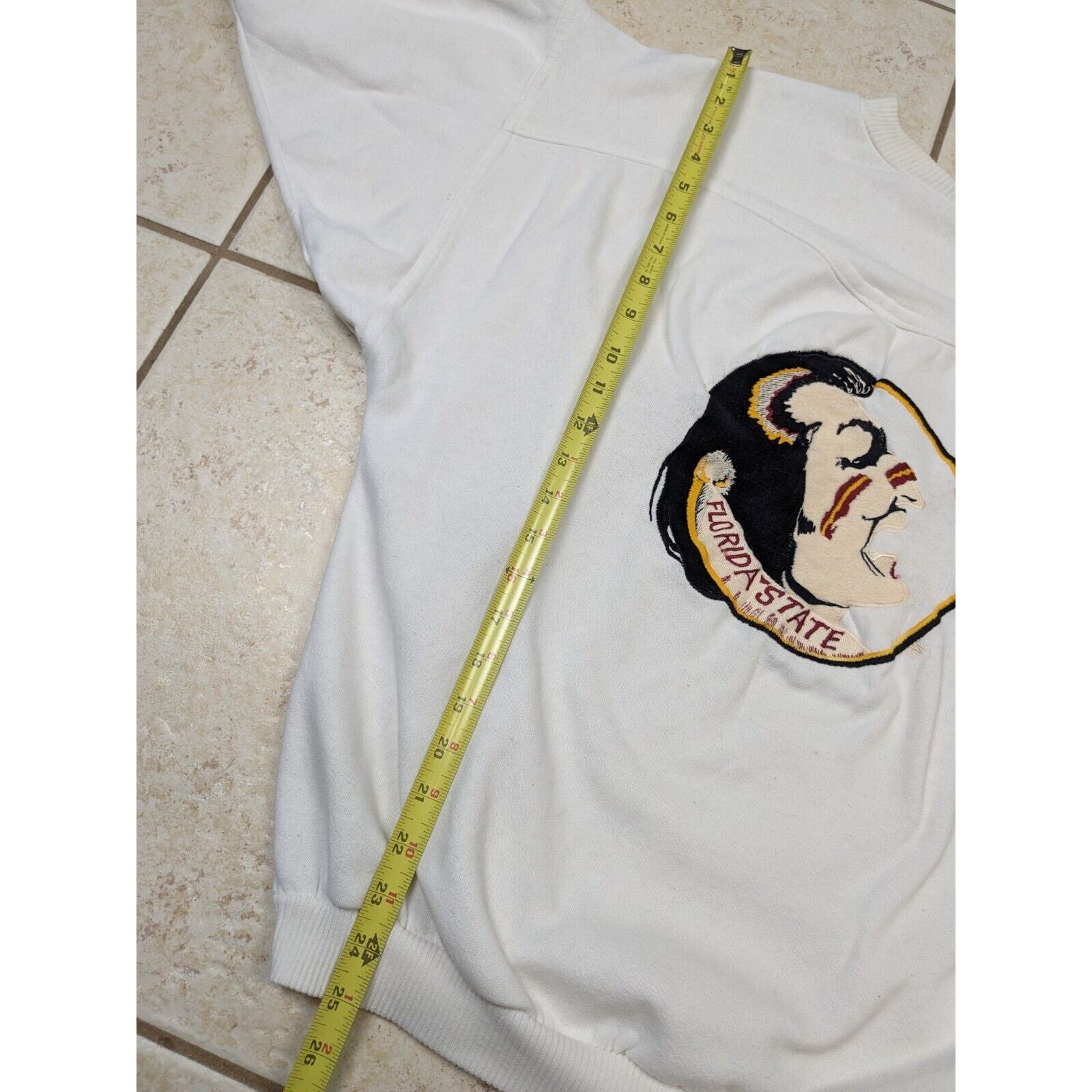 Other Vtg FSU Seminoles Embroidered Sweatshirt 90s Short Sleeves Size L / US 10 / IT 46 - 6 Thumbnail