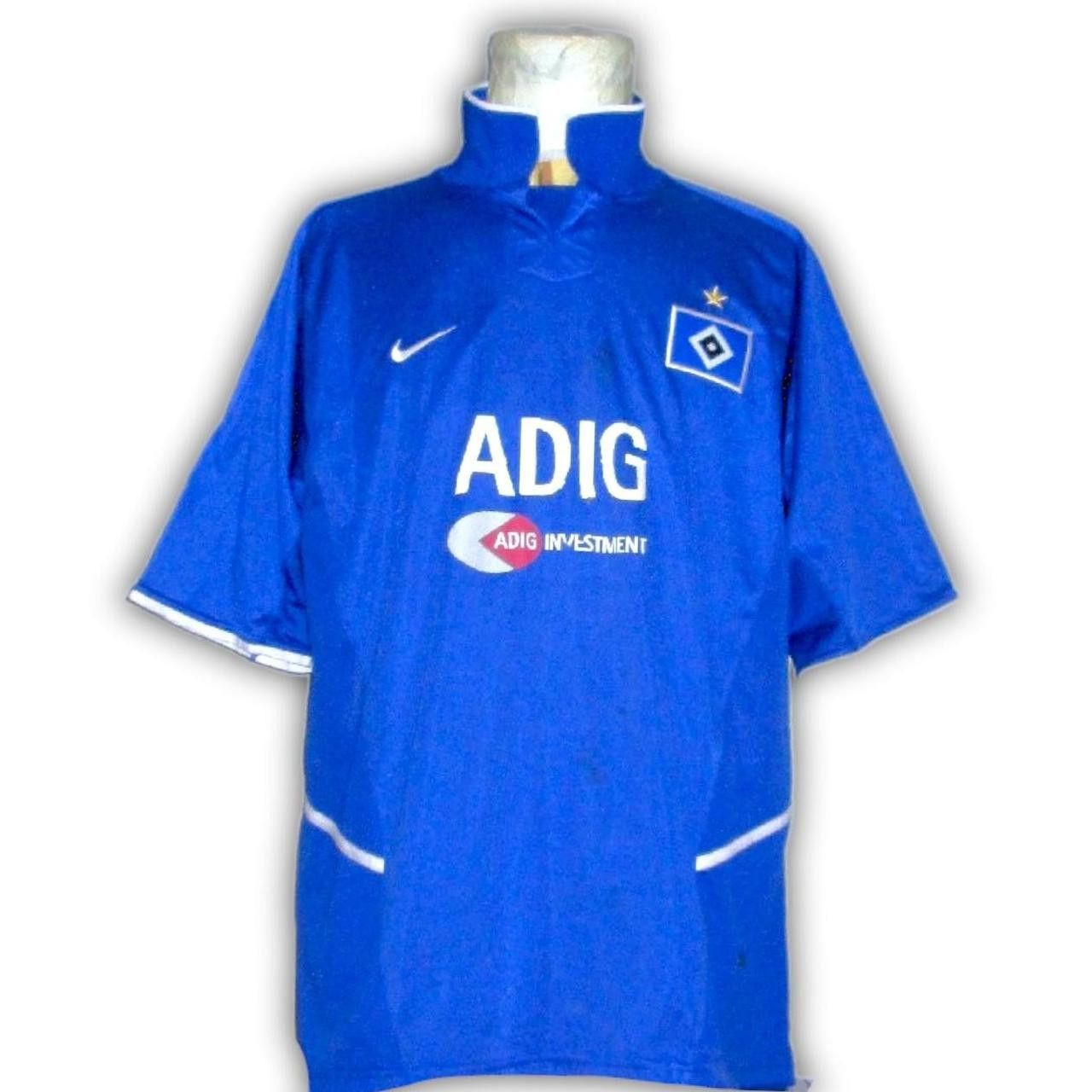 Nike Hamburger SV Germany 2003 2004 2005 Away Shirt Jersey Size US XL / EU 56 / 4 - 4 Thumbnail