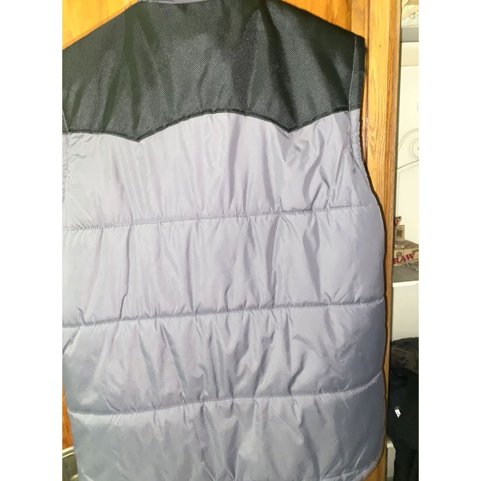Vintage VINTAGE Gray Medium Grays Smoke rise vest Puffer Jacket Nylon Men M Classic Look Vest Mens Size US M / EU 48-50 / 2 - 5 Thumbnail
