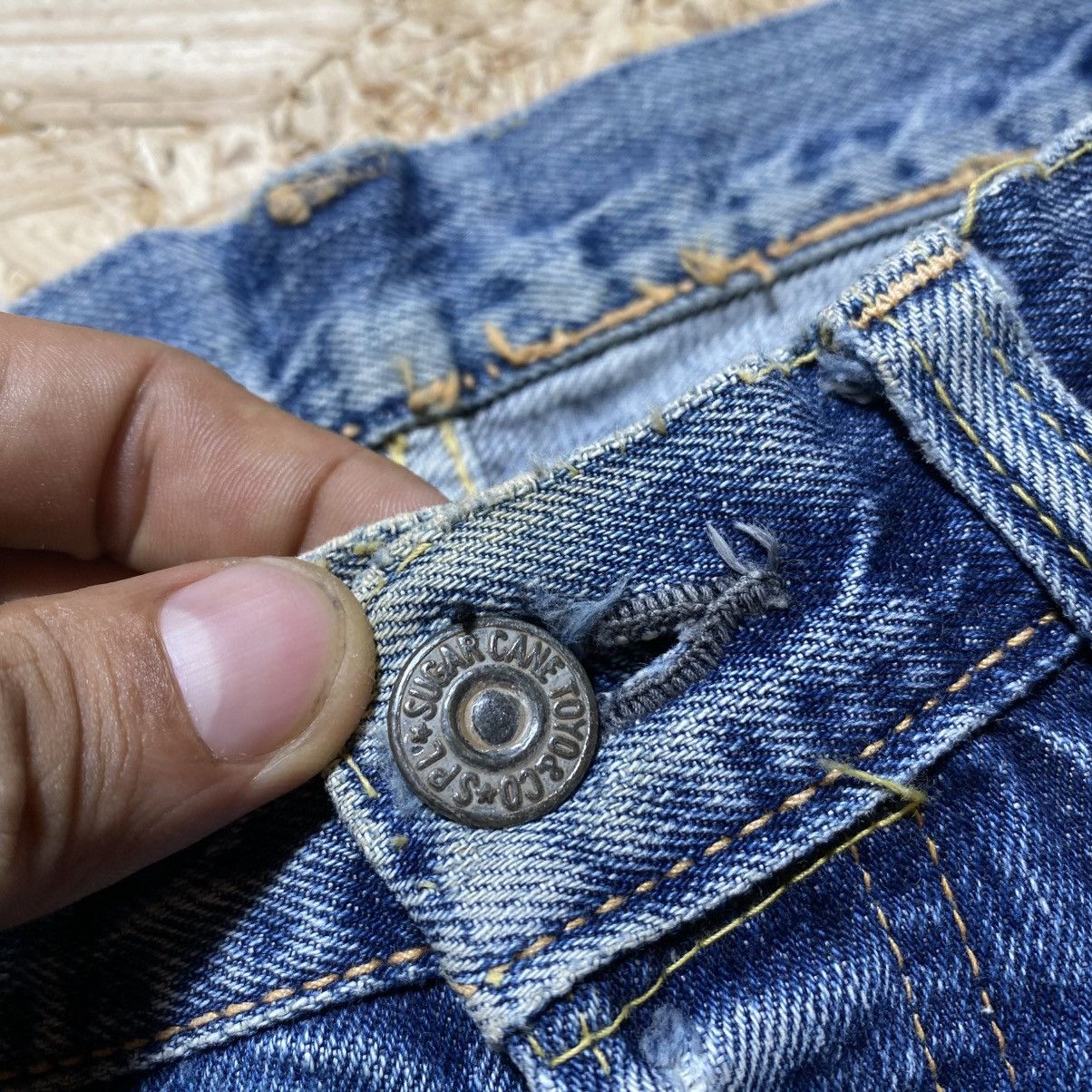Sugar Cane Vintage Sugar Cane Crop Jeans Size US 31 - 3 Thumbnail