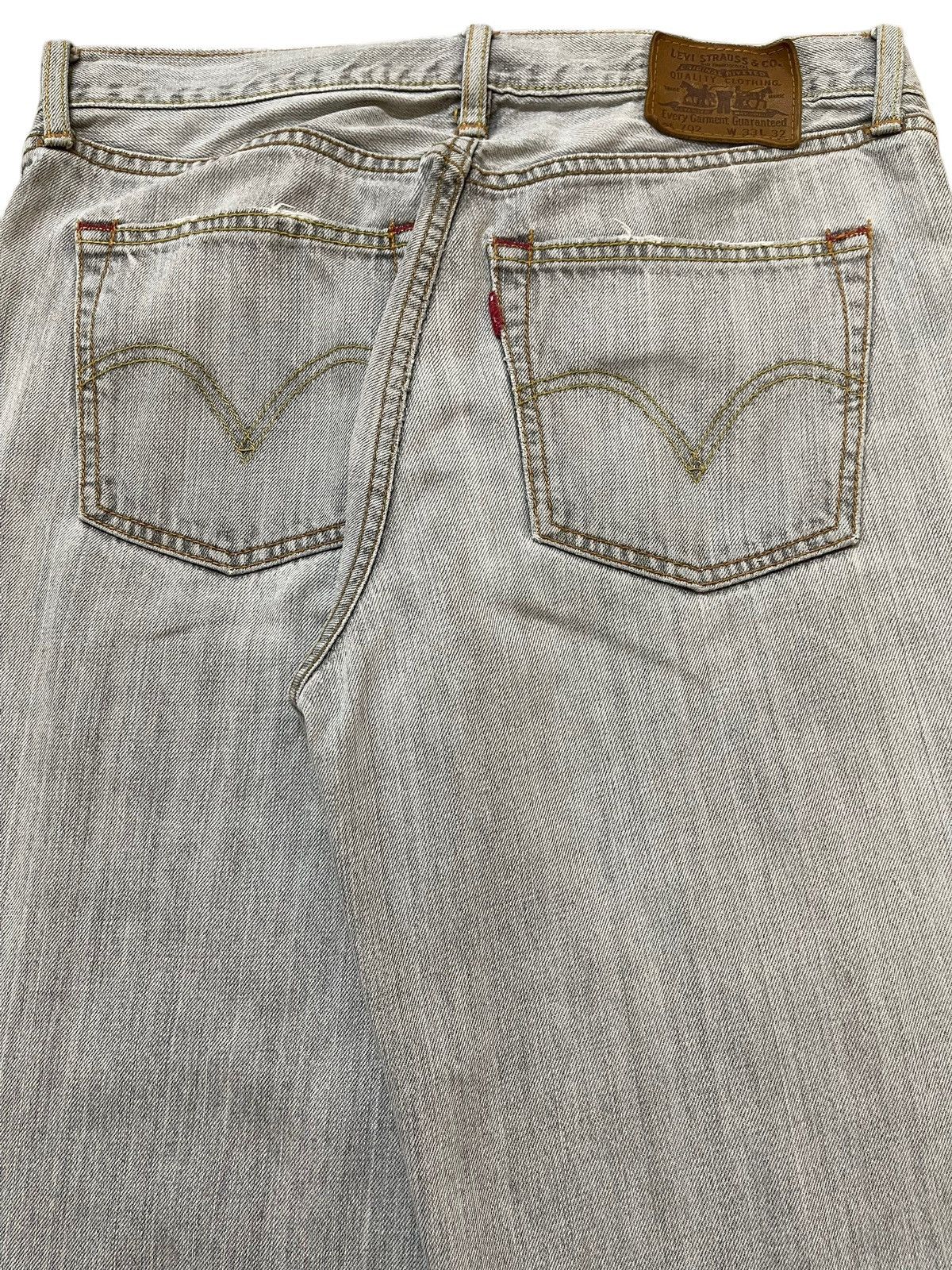 Levi's Vintage 90s Levis 702 Faded Wash Distressed Loose Jeans Size US 32 / EU 48 - 6 Thumbnail