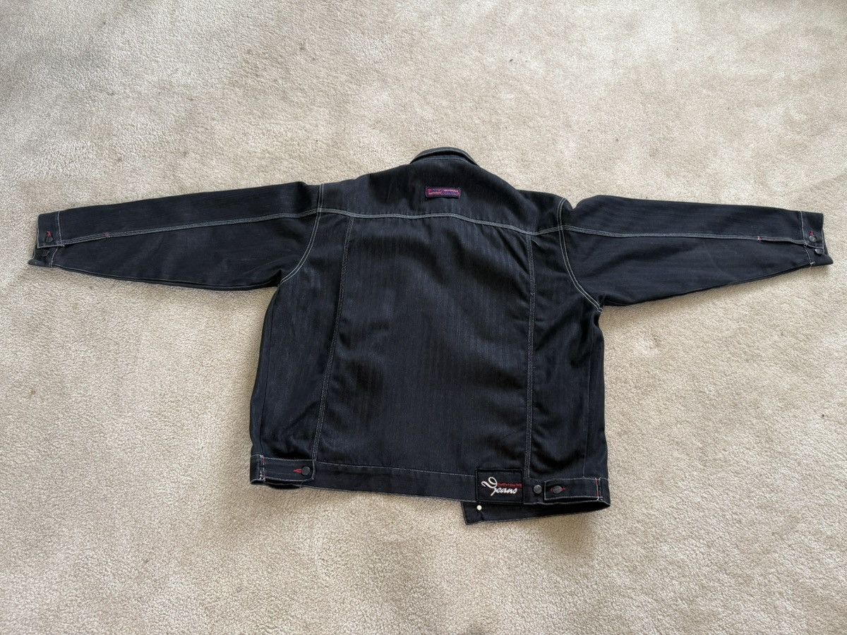 Japanese Brand Vintage Delf Jeans black denim jean jacket Size US XL / EU 56 / 4 - 6 Thumbnail