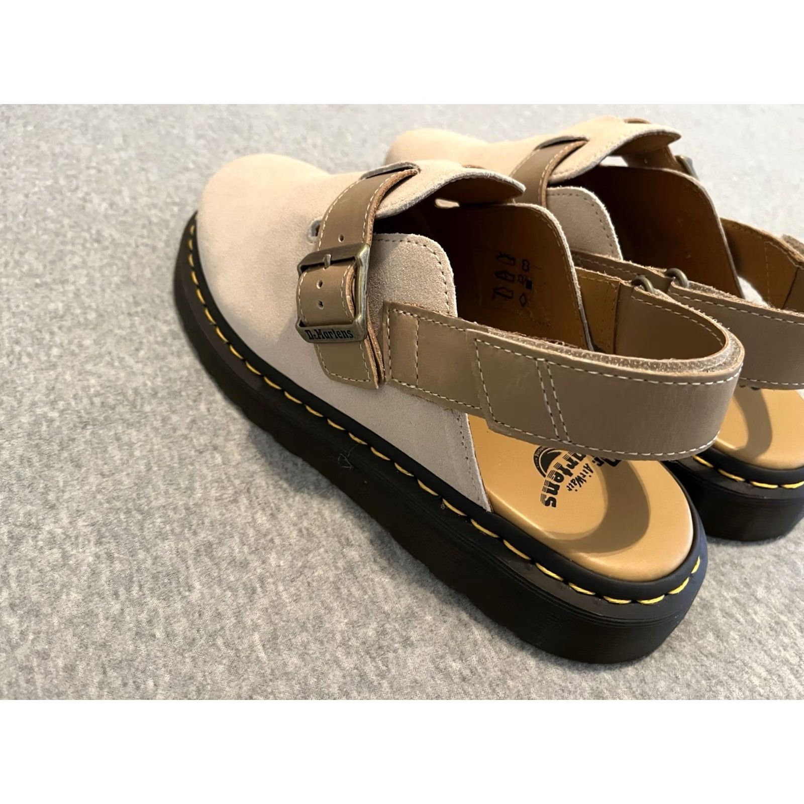 Dr. Martens Dr. Martens Jorge Leather Slingback Mules Olive Mens 11 New Nubuck Tumbled Leather Muted Olive Slingback Mules Jorge II Color: Olive Size 11 Mens Size US 11 / EU 44 - 5 Thumbnail