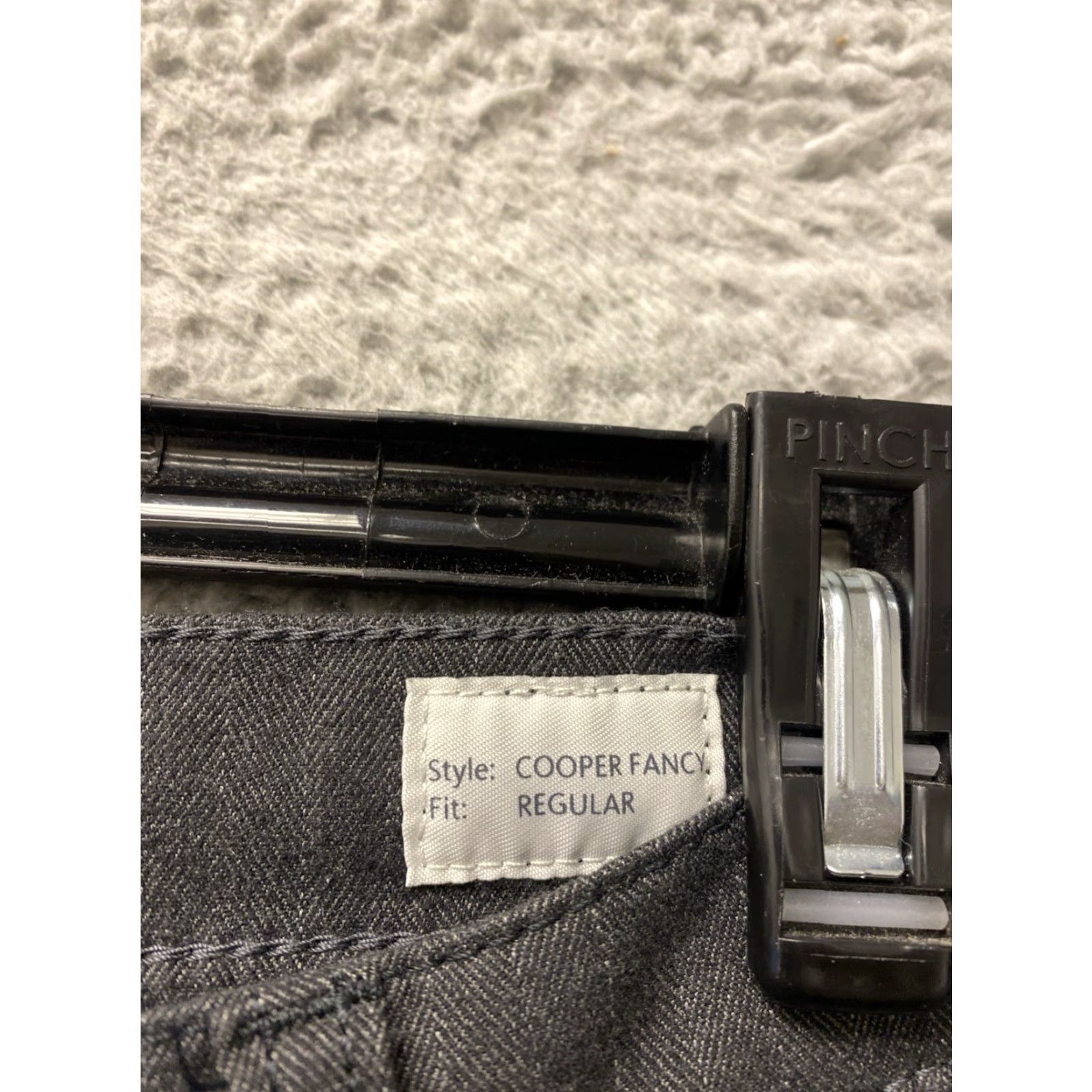 BRAX BRAX Feel Good Pants Mens 38x28 Gray Flat Front Dress Pants Slim/Classic Straight Leg 5-Pocket Comfortable Easy Care N/A Size US 38 / EU 54 - 5 Thumbnail