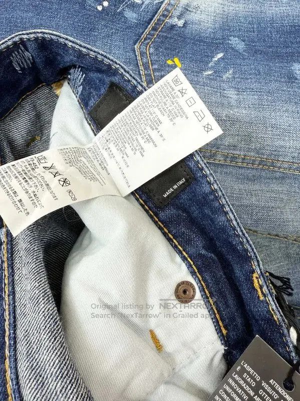Dsquared2 DSQUARED2 Men's Casual Blue Denim Pants . Size US 34 / EU 50 - 9 Thumbnail