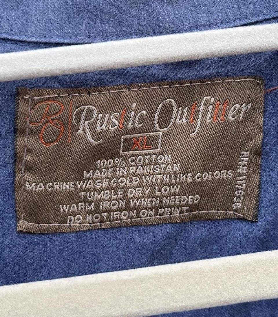 Other Vintage Men's Classic Blue Button-Up Shirt Rustic Outfitters Size US XL / EU 56 / 4 - 5 Thumbnail