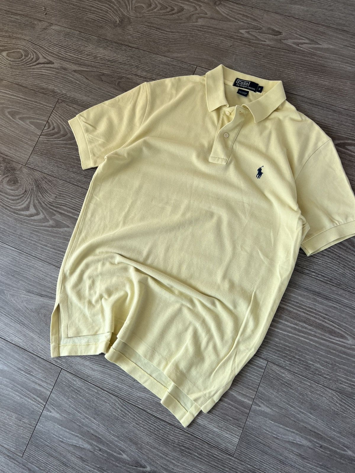 Designer × Polo Ralph Lauren ‼️Vintage Polo Ralph Lauren RRL Yellow Archival Casual Polo‼️ Size US S / EU 44-46 / 1 - 4 Thumbnail