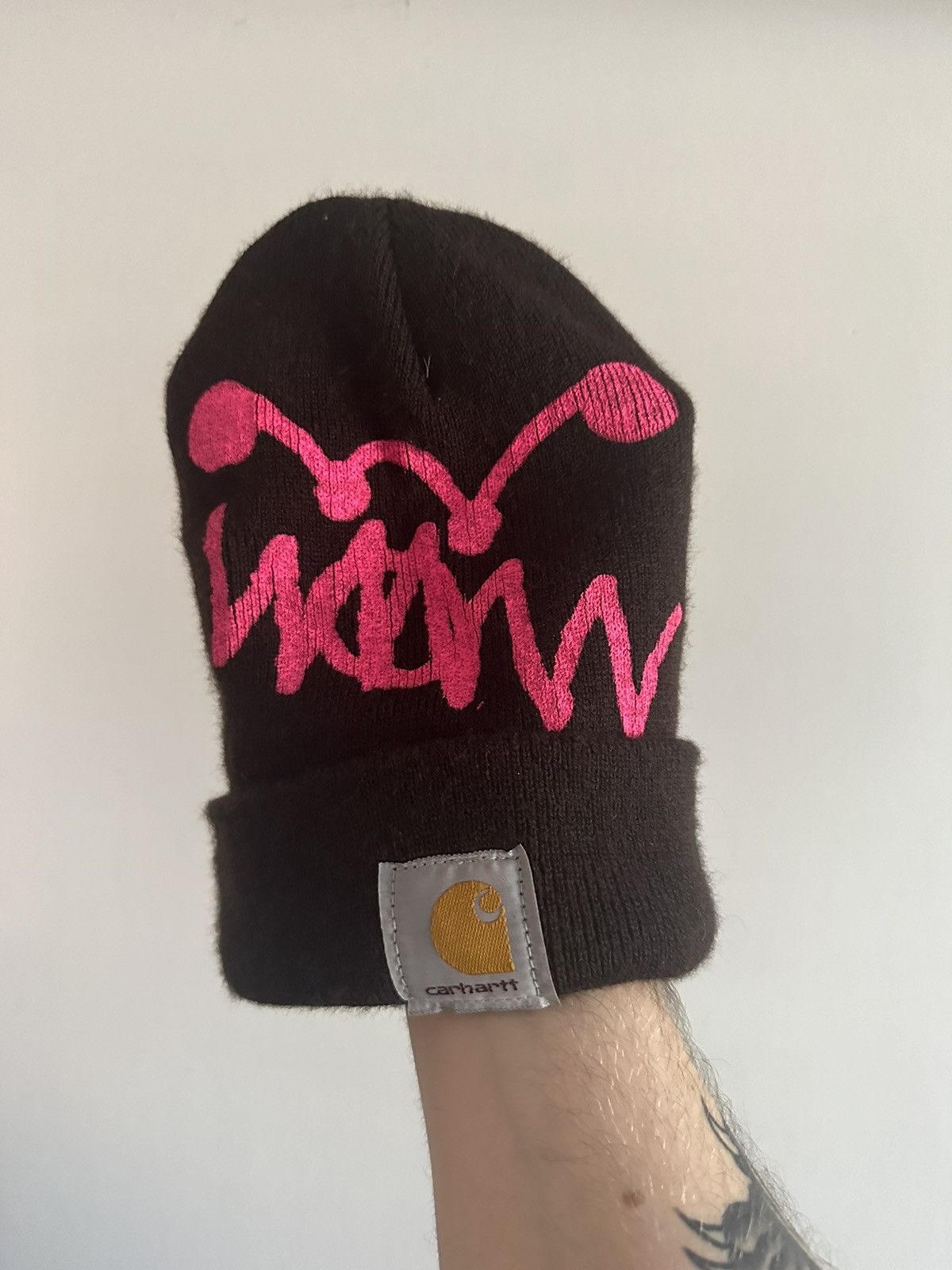 image of Asspizza x Carhartt Ass Pizza 2018 Tour Carhartt Hat in Brown, Men's
