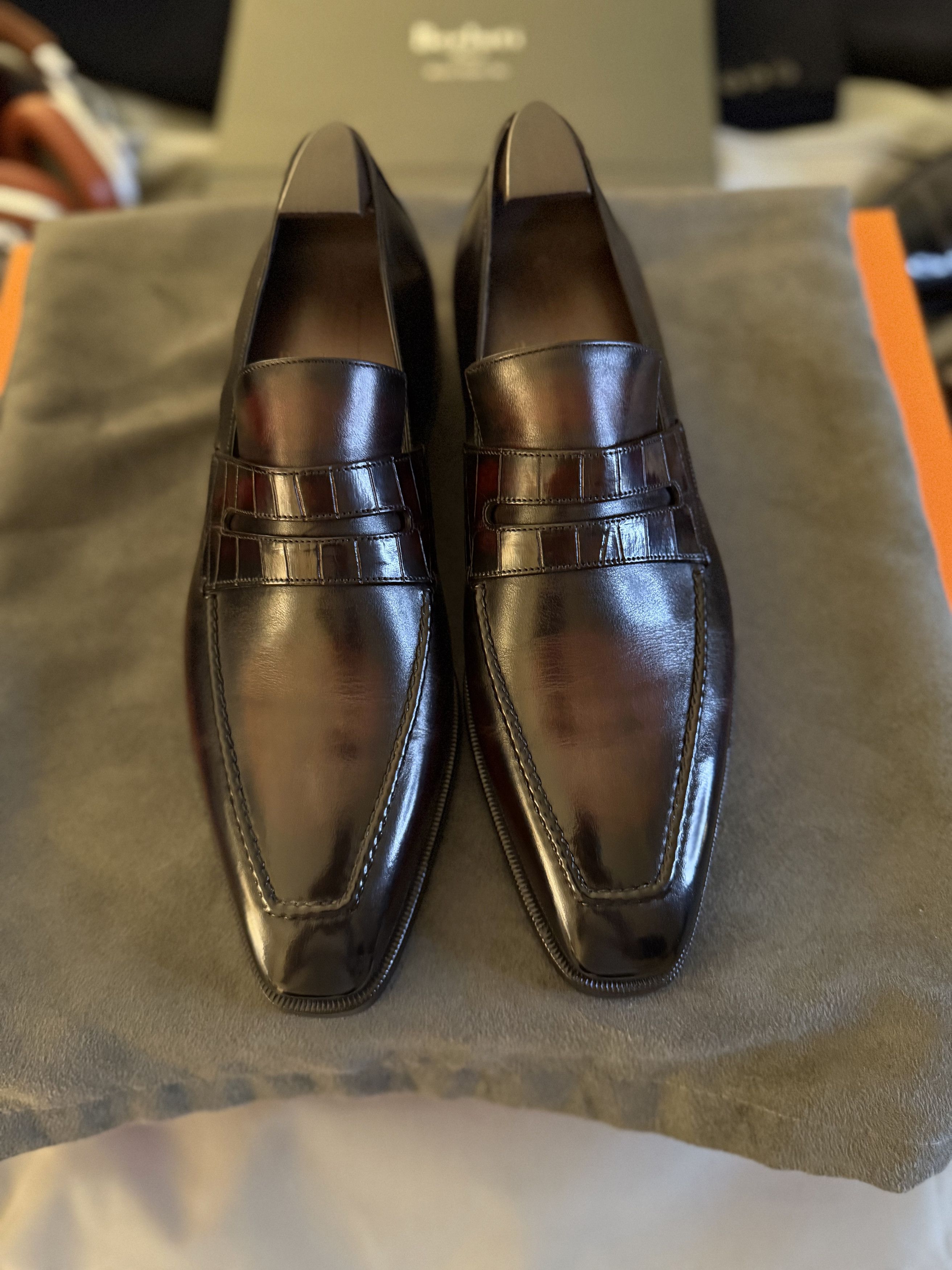 Berluti Ultimate Ultra-Rare $4,200 Alligator Loafers Godly Details Size US 8.5 / EU 41-42 - 20 Thumbnail