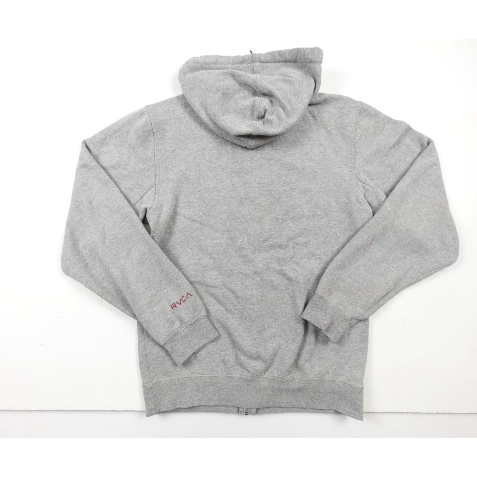 RVCA RVCA Mens Small Hoodie Gray Sweatshirt Full Zip Surf Streetwear Skate Sweater Size US S / EU 44-46 / 1 - 5 Thumbnail