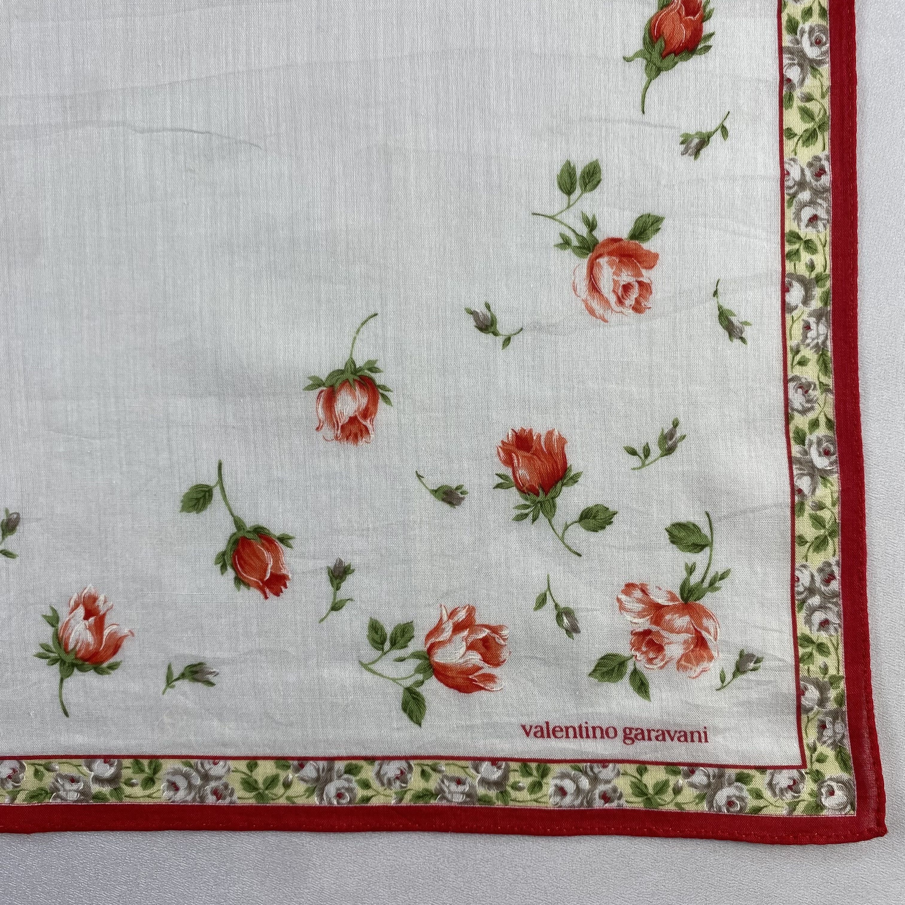 Valentino × Vintage Valentino Garavani Bandana/ Handkerchief / Neckerchief-P1198 Size ONE SIZE - 3 Thumbnail