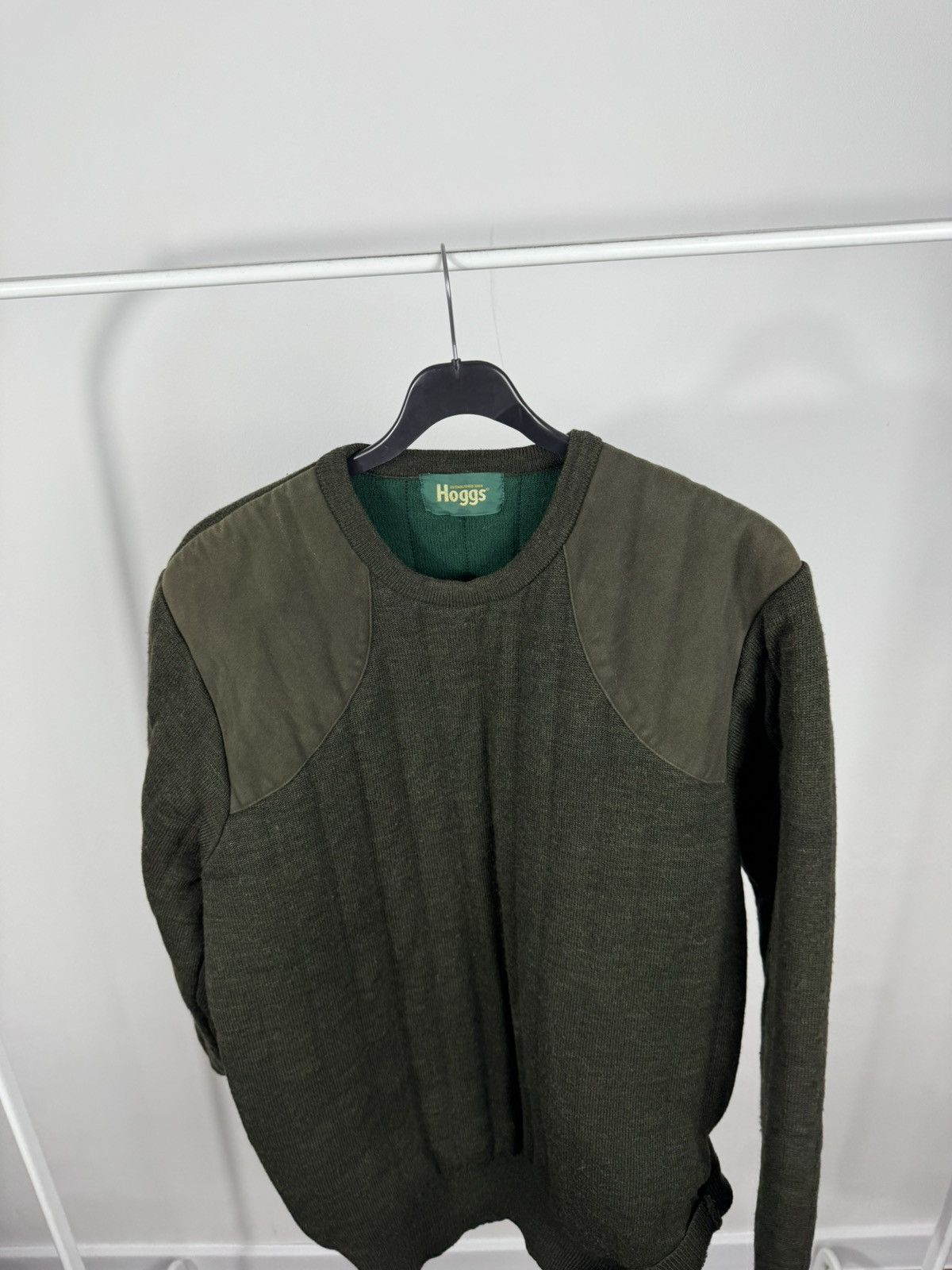 Other Hoggs Quiltknit Wool Hunting Sweater Padded Elbow Shoulder L Size US L / EU 52-54 / 3 - 11 Thumbnail