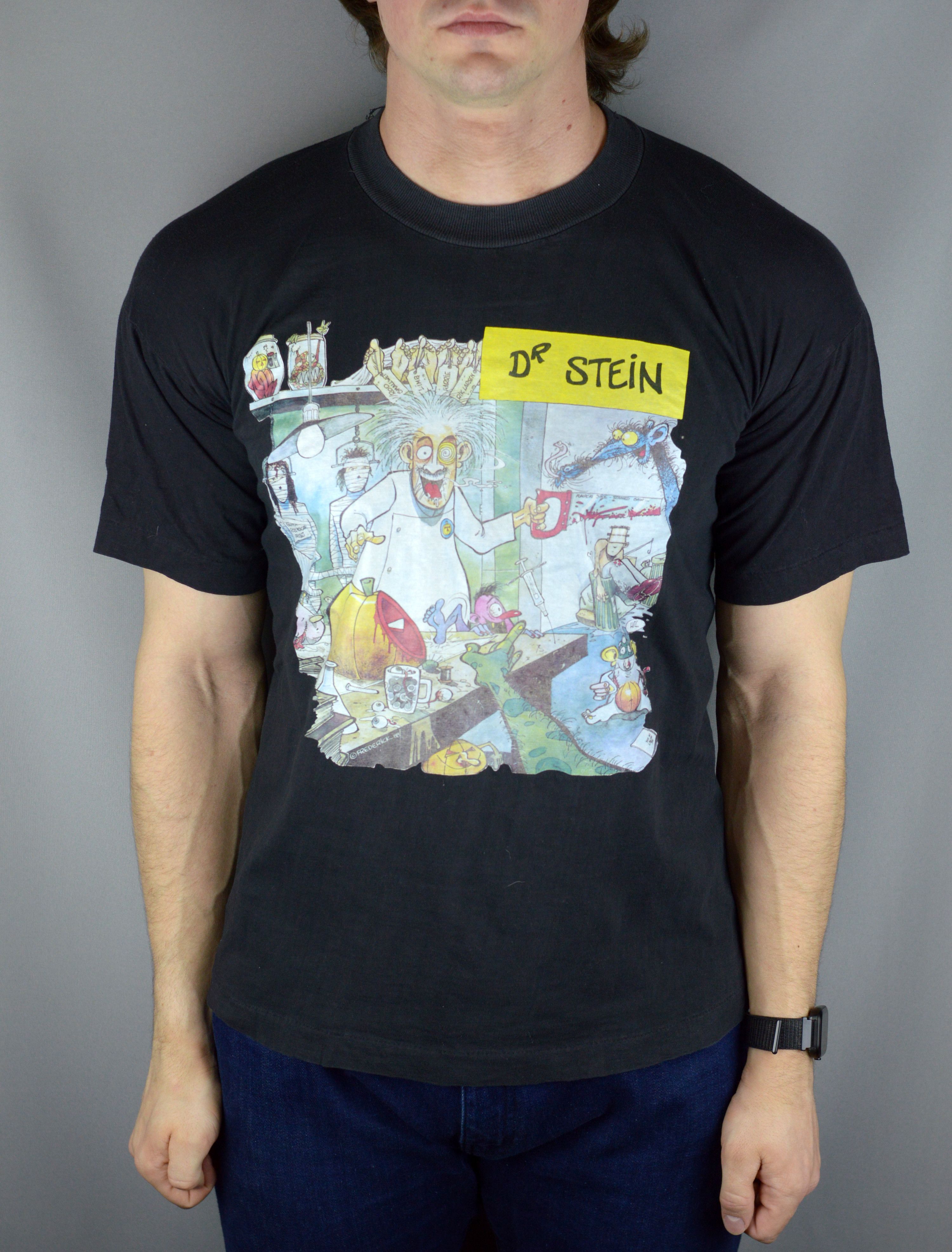 Vintage Vintage Helloween Dr Stein 1988 t shirt Size US L / EU 52-54 / 3 - 1 Thumbnail